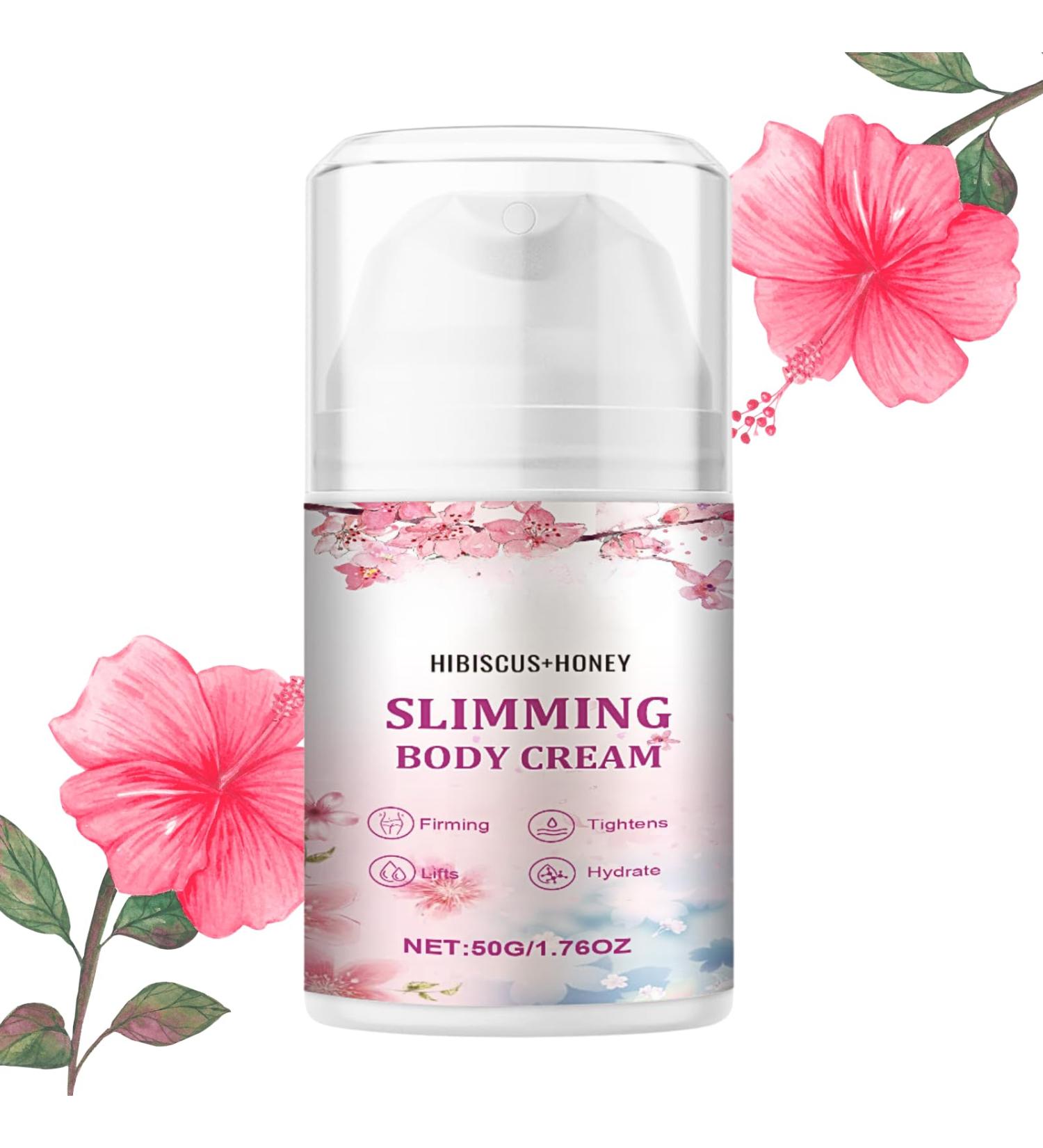 Skin Tightening Cream Body for Belly Fat Hibiscus & Honey Skin Firming Body Cream Cellulite Cream Hibiscus & Honey Body Shaping Cream Cellulite Remover Lifting Moisturizing Elasticity Natural - Buy Online on SooperMarket.com