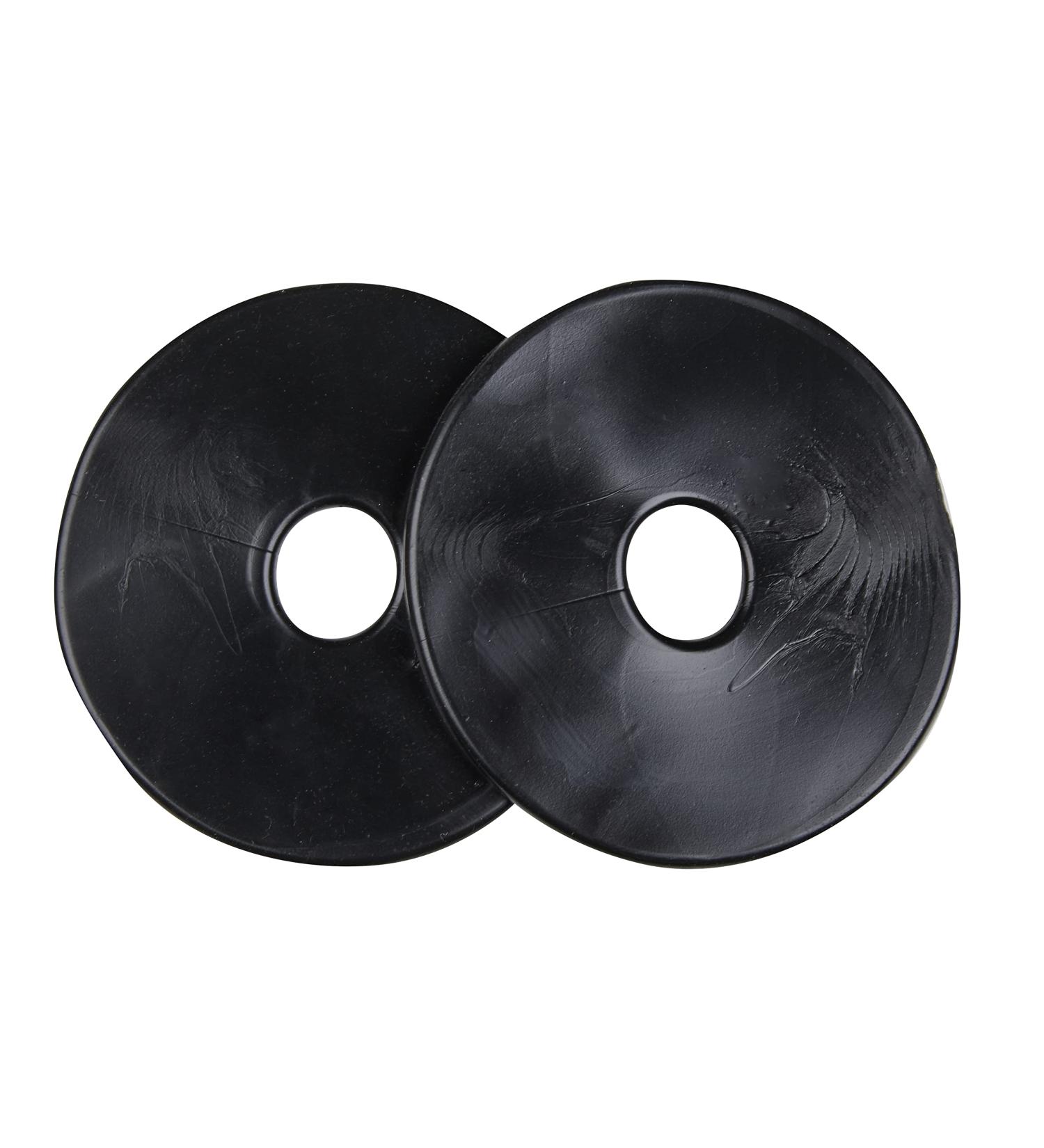 LeMieux Silicone Horse Bit Equestrian Rings Pairs in Black - Soft Pliable Reduces Chafing & Rubbing - One Size - Buy Online on SooperMarket.com