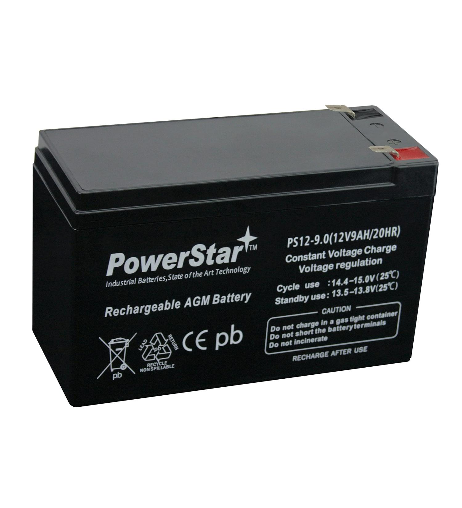 PowerStar 9Ah Replacement Battery for SeaDoo Seascooter Dolphin ZS2B ZS4B | High Performance & International Shipping - Buy Online on SooperMarket.com