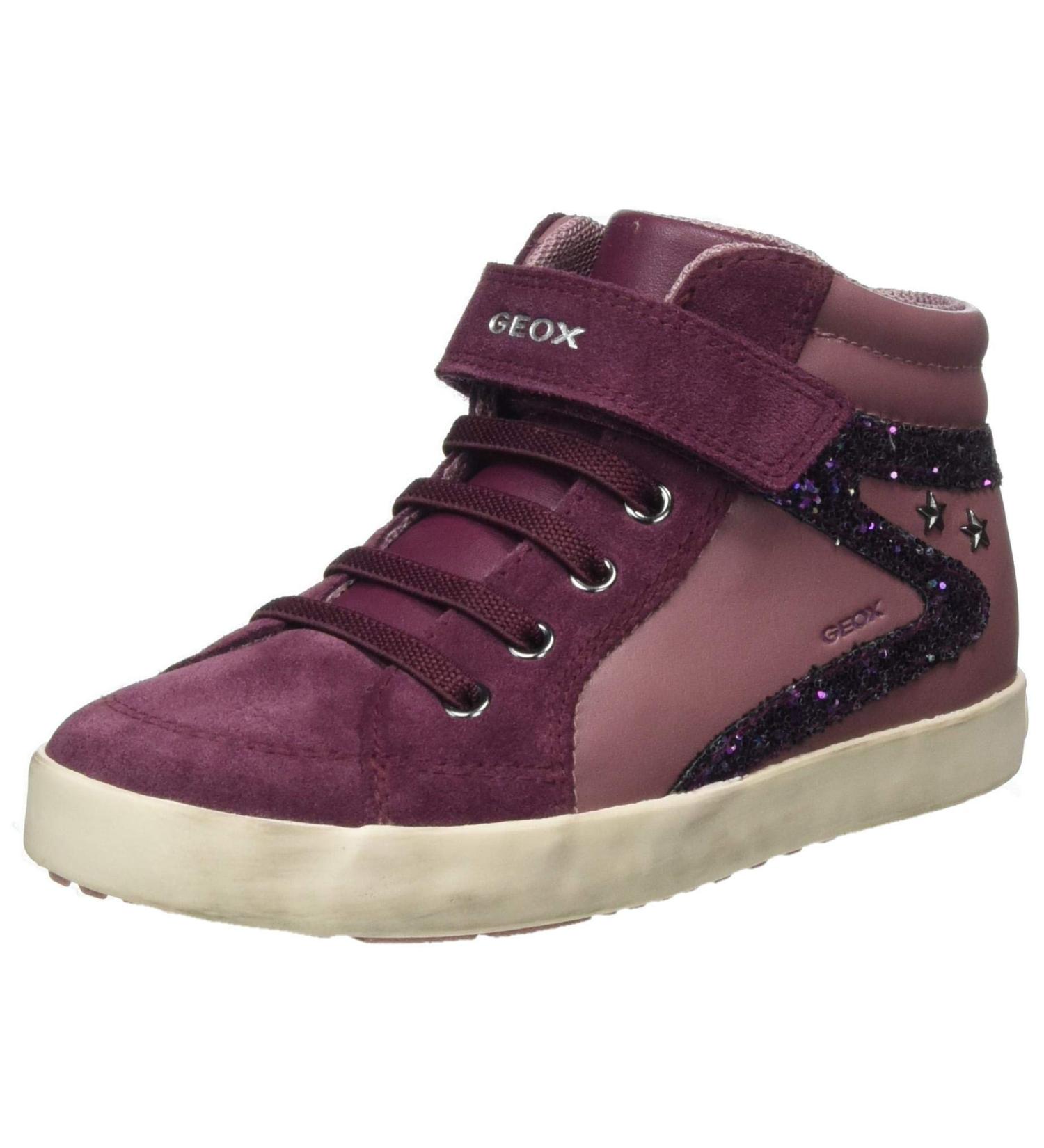 Geox B Kilwi Girl F Sneaker 4.5 UK Child - Pink Rose Smoke Prune | Women's Shoes - Buy Online on SooperMarket.com