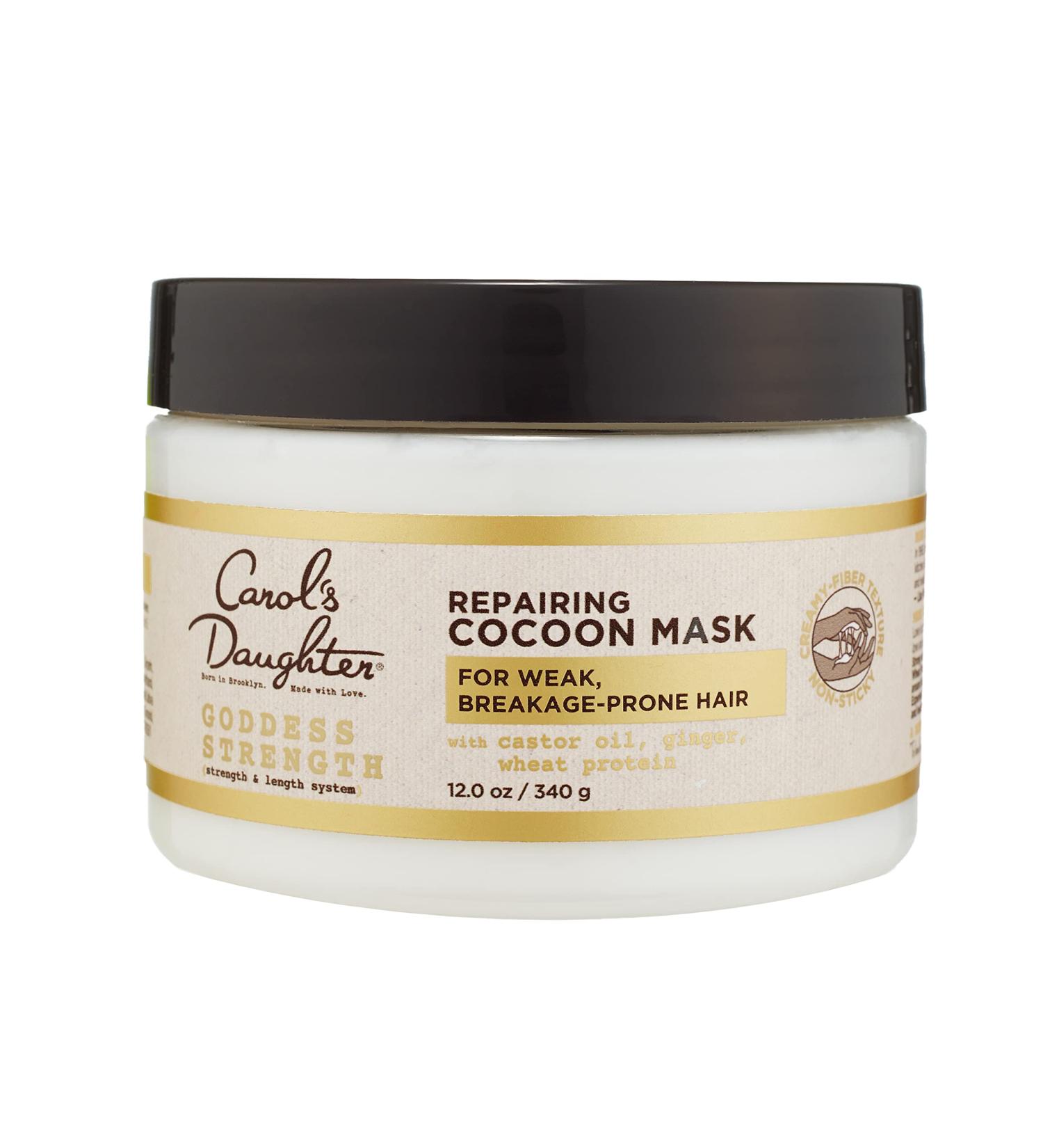 Carol's Daughter Goddess Strength Repairing Hair Mask 12 Oz - Hydrating & Moisturizing with Castor Oil - Buy Online on SooperMarket.com