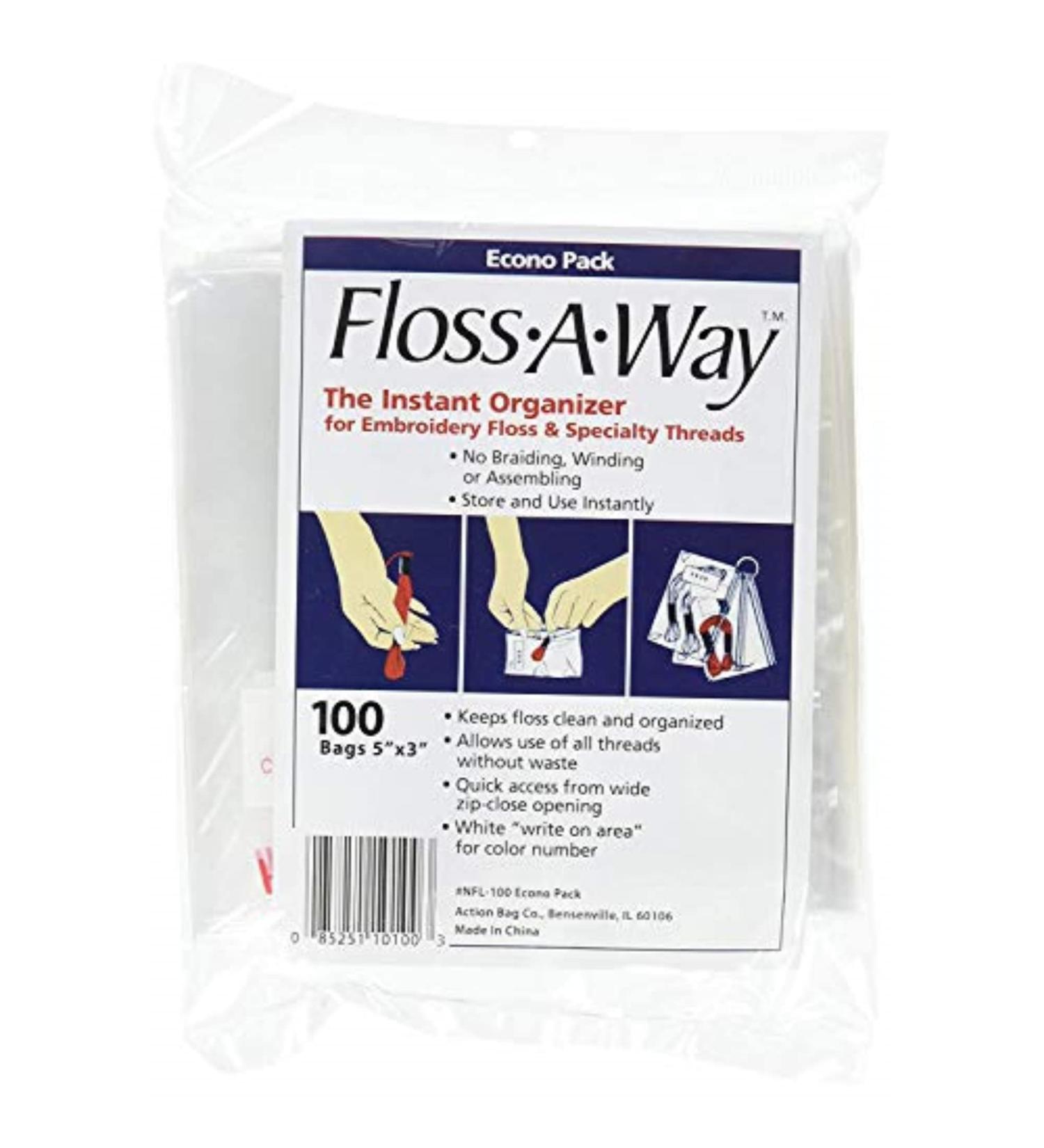 Action Bag Floss A Way Organizer 3x5 100 Pack FL100 (2-Pack) - Convenient Storage Solution - Buy Online on SooperMarket.com
