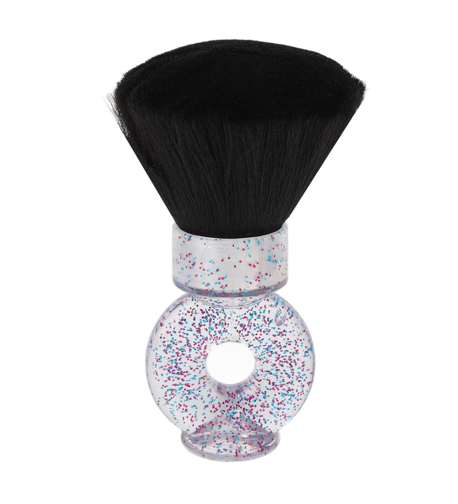 Barber Neck Duster Durable Hair Duster Brush for Removing Hair from Face and Neck Easy to Grip Hair Cutting Brush with Curved Handle Skin Friendly Neck Face Dust Brush for Home Hair Salon - Buy Online on SooperMarket.com