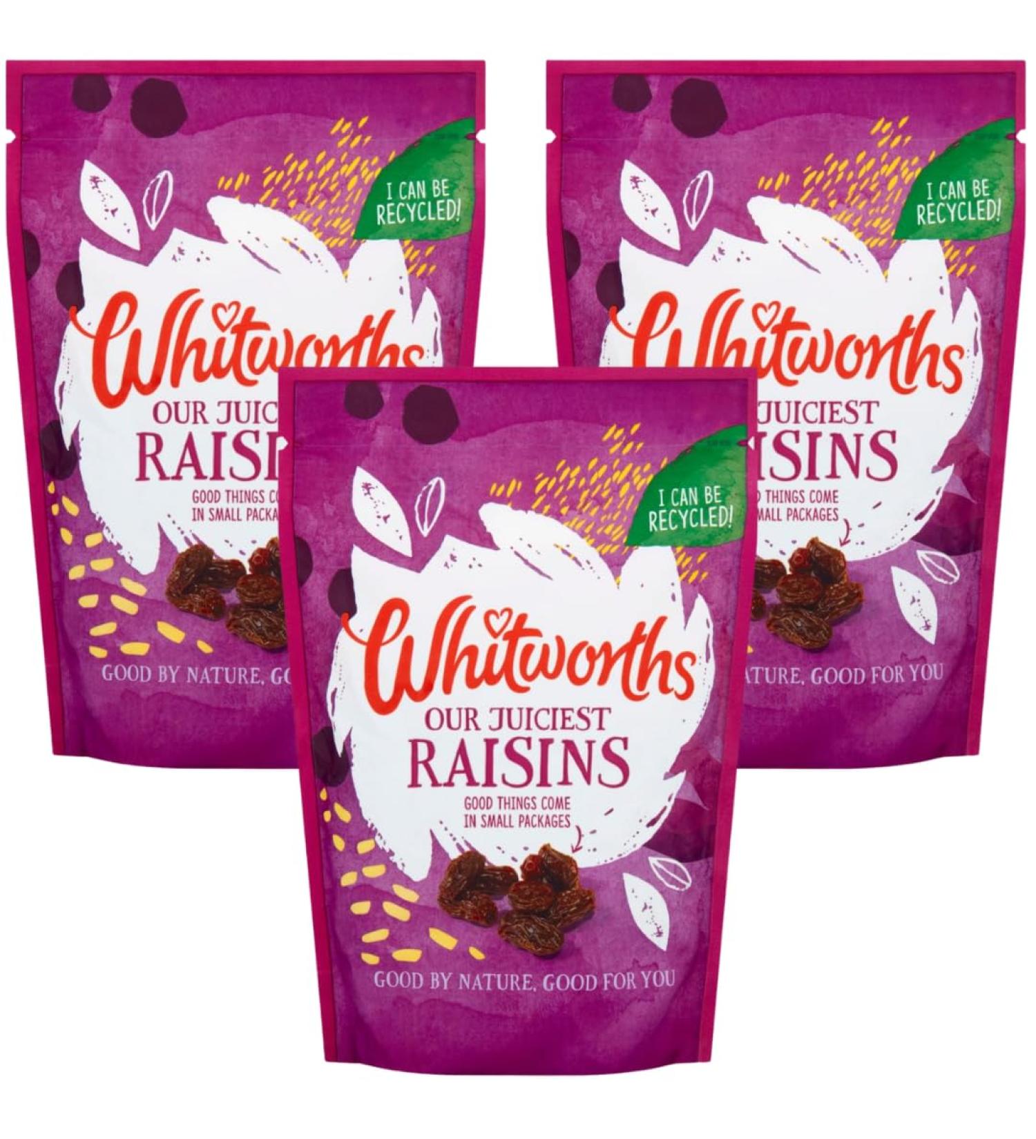 Dried Fruit Bundle with Whitworths Raisins 325g (3 Pack)