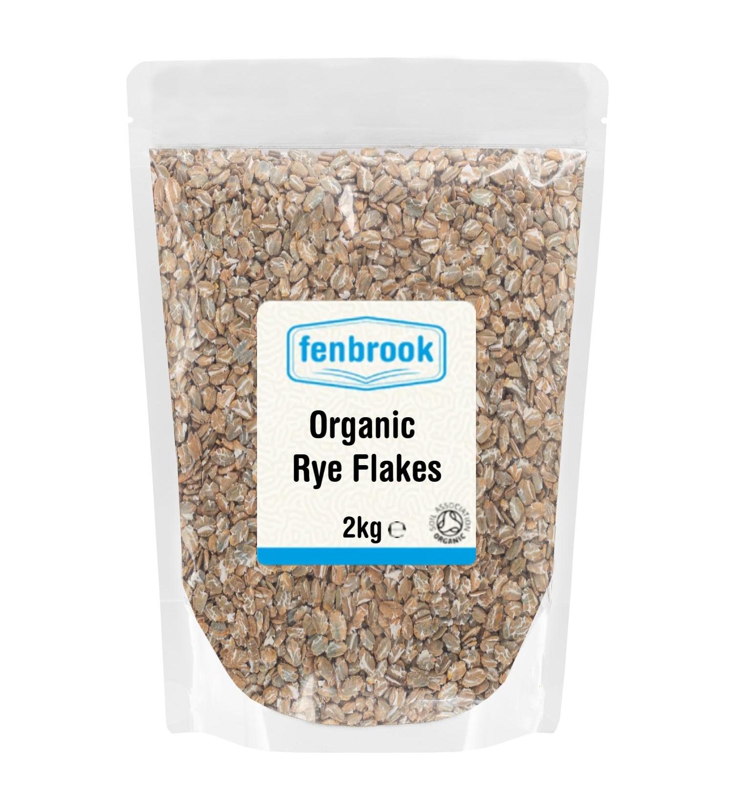 Organic Rye Flakes 2kg | Certified Organic by Fenbrook Organic - Buy Online on SooperMarket.com
