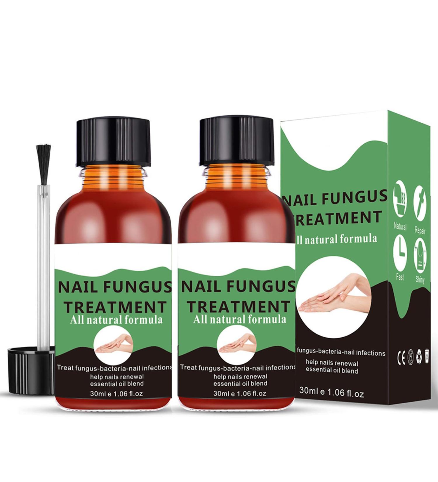 Nail Fungus Treatment For Toenail - Extra Strong Fungal Nail Treatment - Anti fungus Nail Repair and Strengthen Fix & Renew Damaged Broken Nails (2PC) - Buy Online on SooperMarket.com