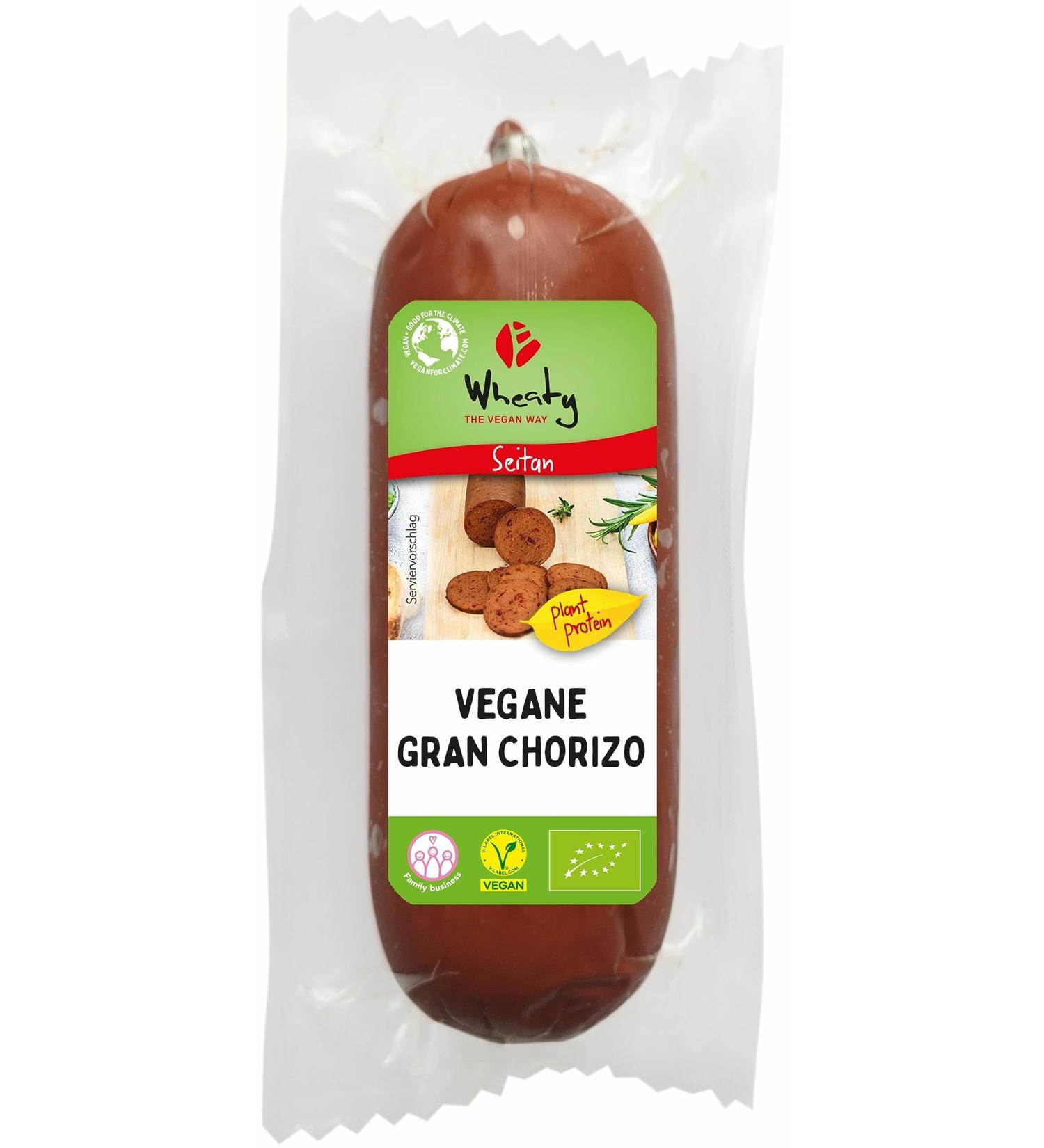 Wheaty Organic Vegan Gran Chorizo (2 x 200 gr)