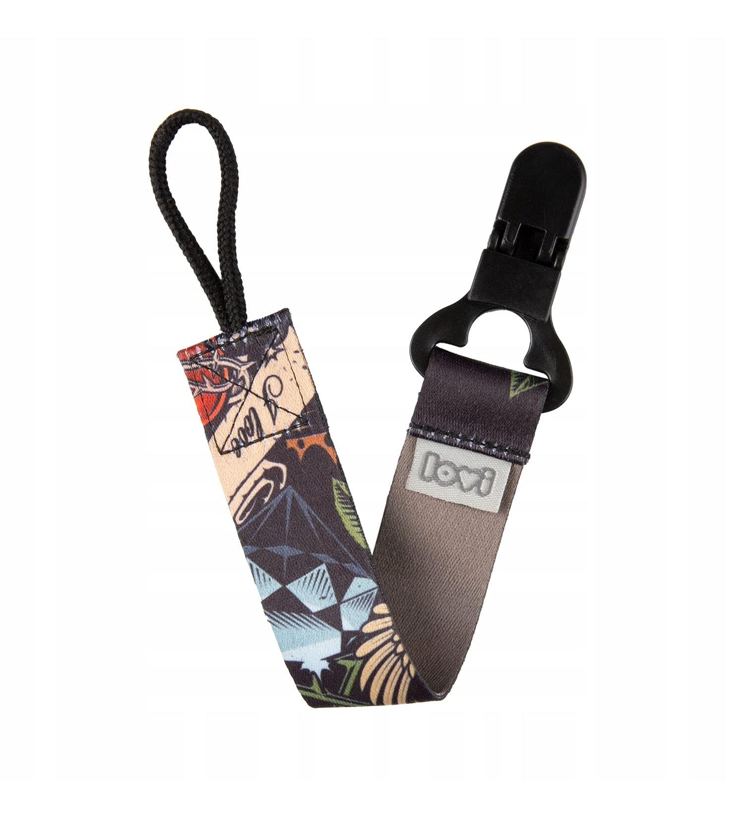LOVI Pacifier Strap - Trendy Design Comfortable Fit Solid Clip Brown - Shop Internationally! - Buy Online on SooperMarket.com