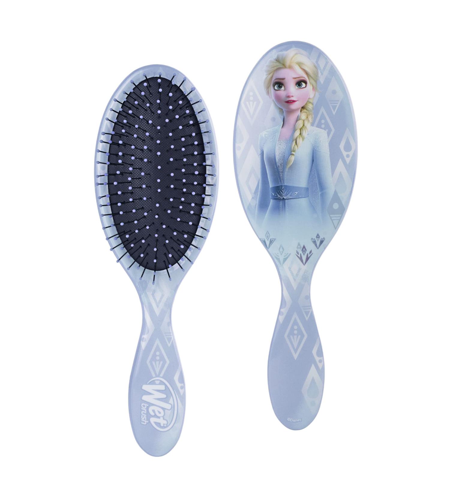 Disney Elsa Wet Brush - Original Detangler for All Hair Types | Ultra-Soft IntelliFlex Bristles | Protects Against Split Ends - Buy Online on SooperMarket.com