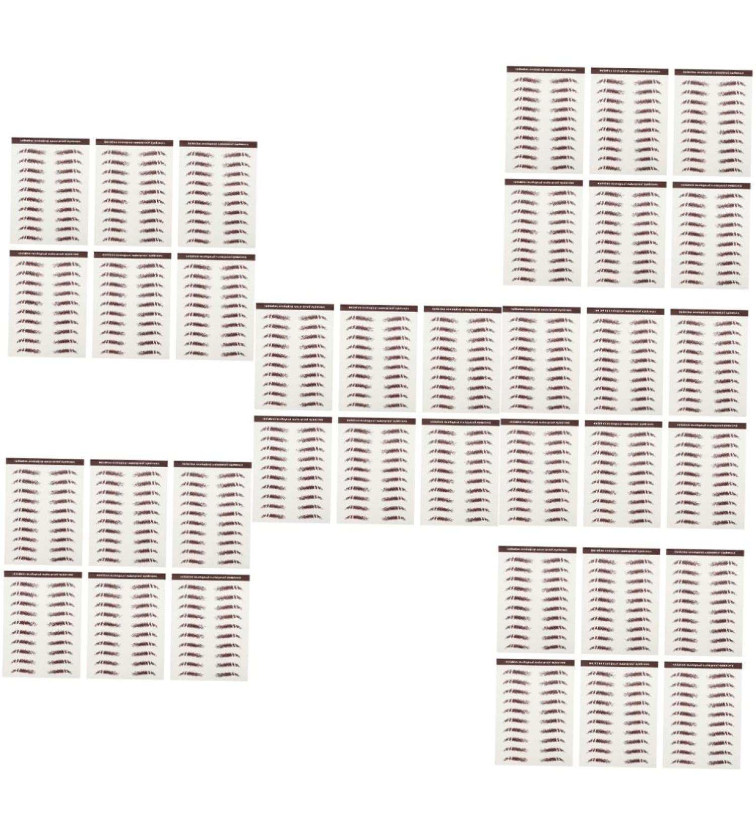 Baluue 36 Pcs Eyebrow Stickers Brow Shaper Makeup Stickers 4d Broken Eyebrows Hair 6 Transfer Paper - Buy Online on SooperMarket.com