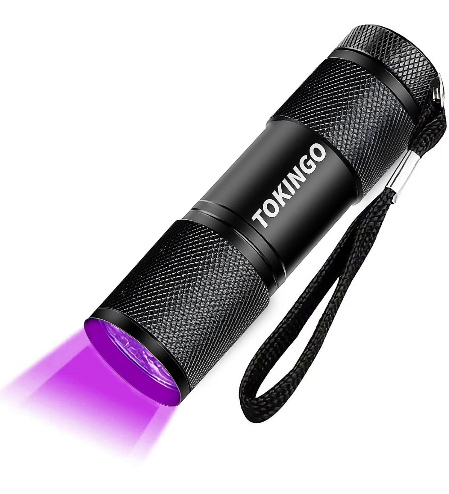 TOINGO UV Flashlight 9 LED 395nm Blacklight Detector for Dog Urine & Pet Stains - Buy Online on SooperMarket.com