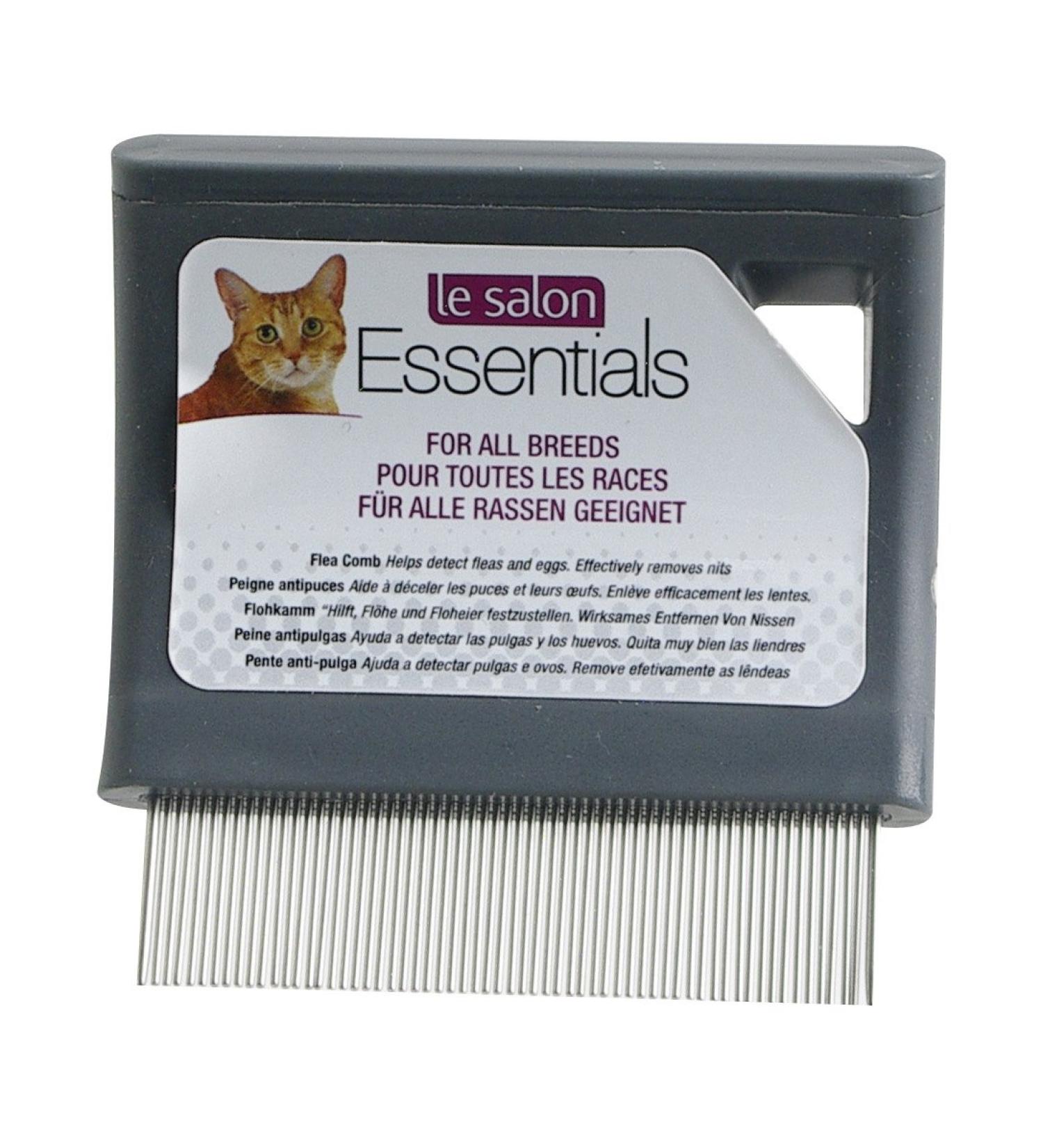 Le Salon Essentials Cat Flea Comb - Effective Grooming Tool for Removing Fleas from Cats - Buy Online on SooperMarket.com