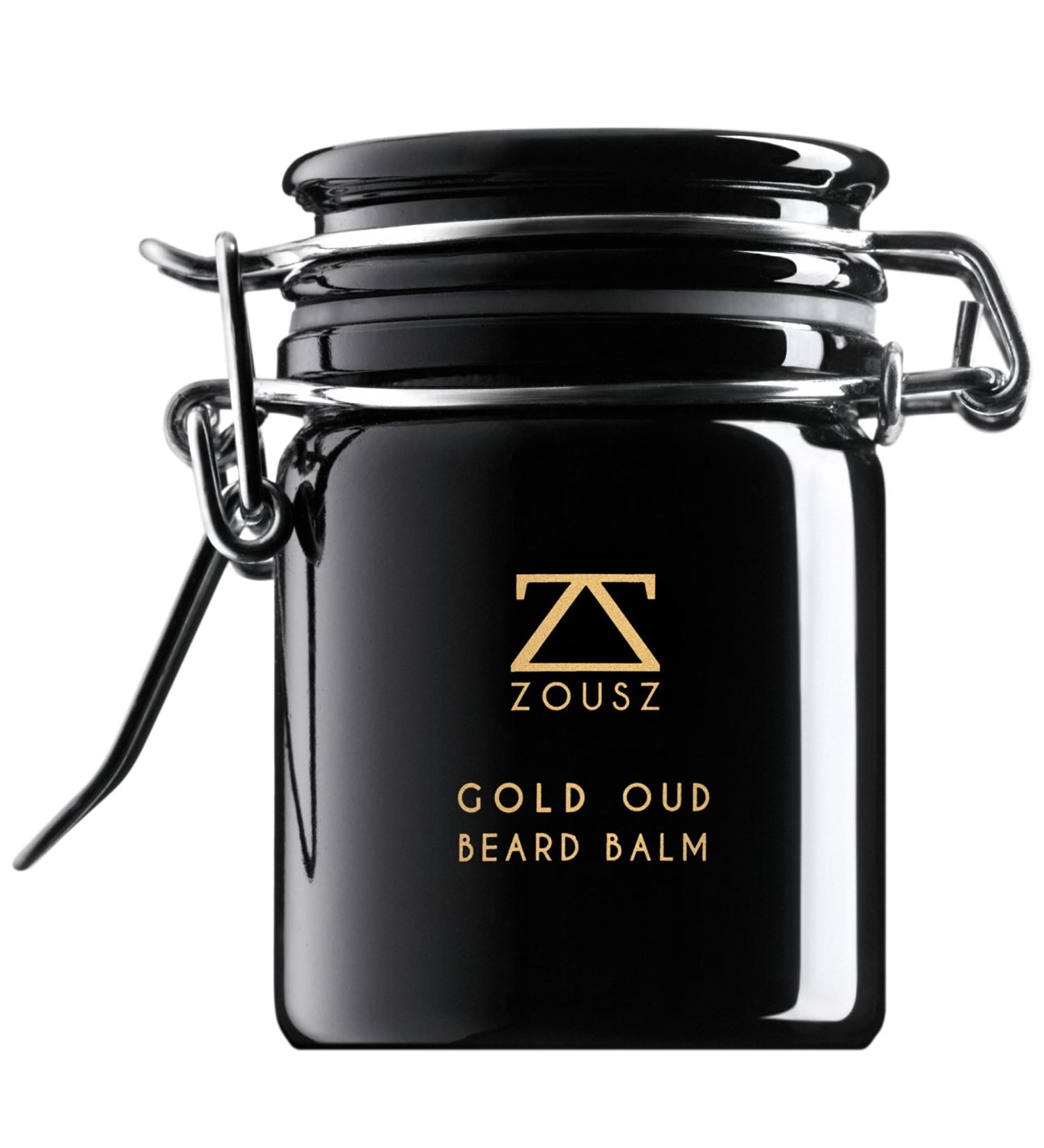 ZOUSZ Gold Oud Premium Beard Balm - Earthy Oud Scented Beard Grooming Butter | 50g - Buy Online on SooperMarket.com