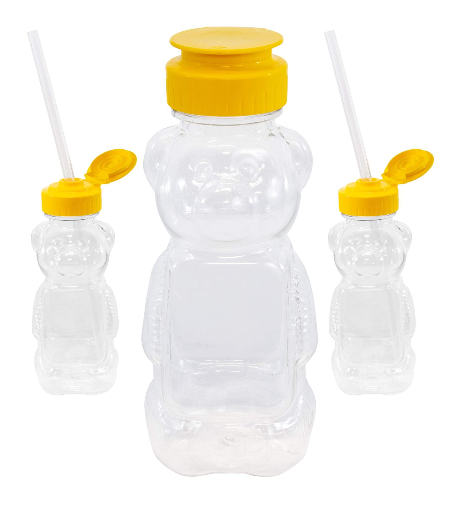 Honey Bear Straw Cup - Special Needs Therapy Bottle for Teaching Juice Sippy - Buy Online on SooperMarket.com