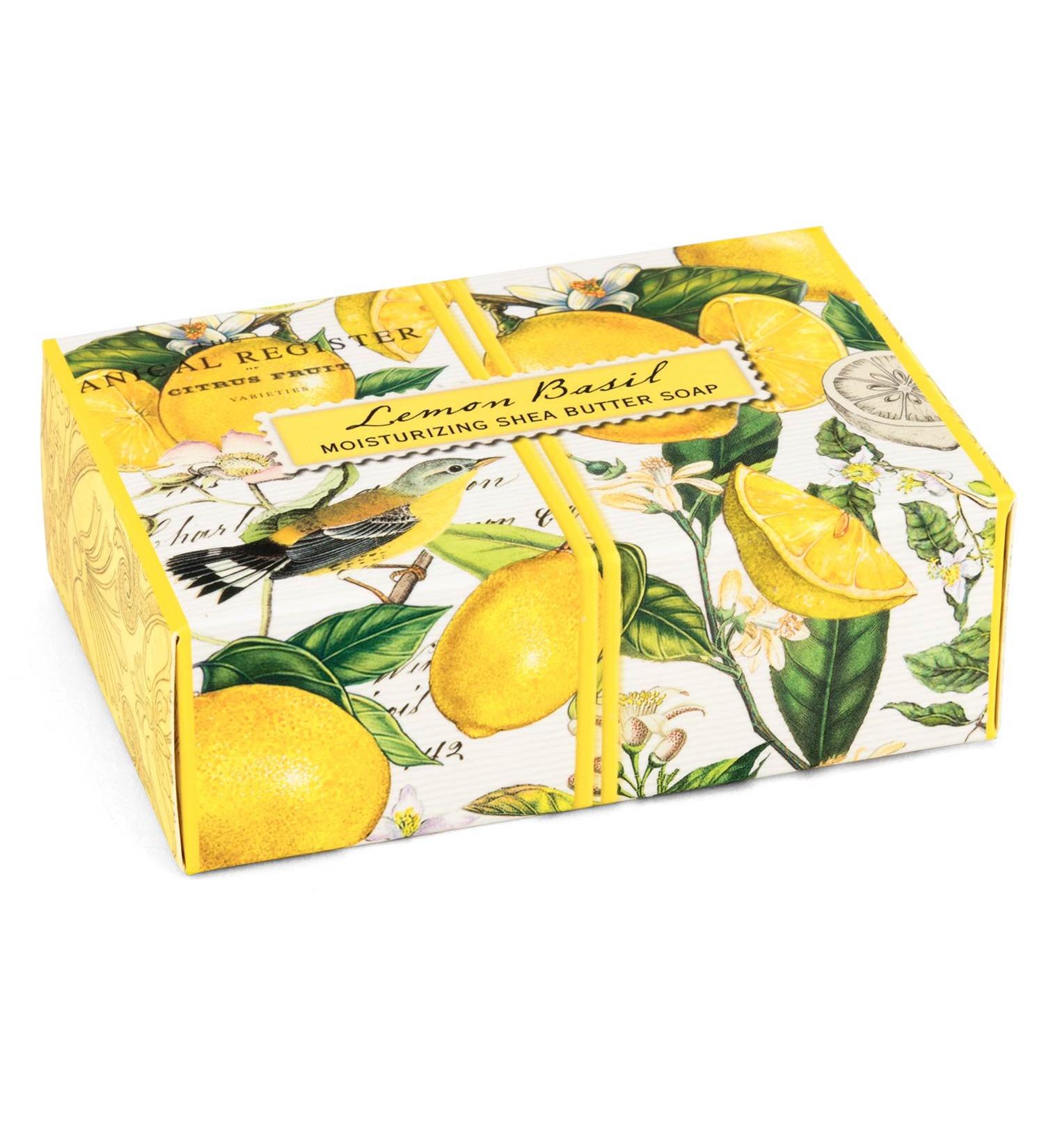 Michel Design Works 4.5oz Boxed Single Shea Butter Soap  Lemon Basil