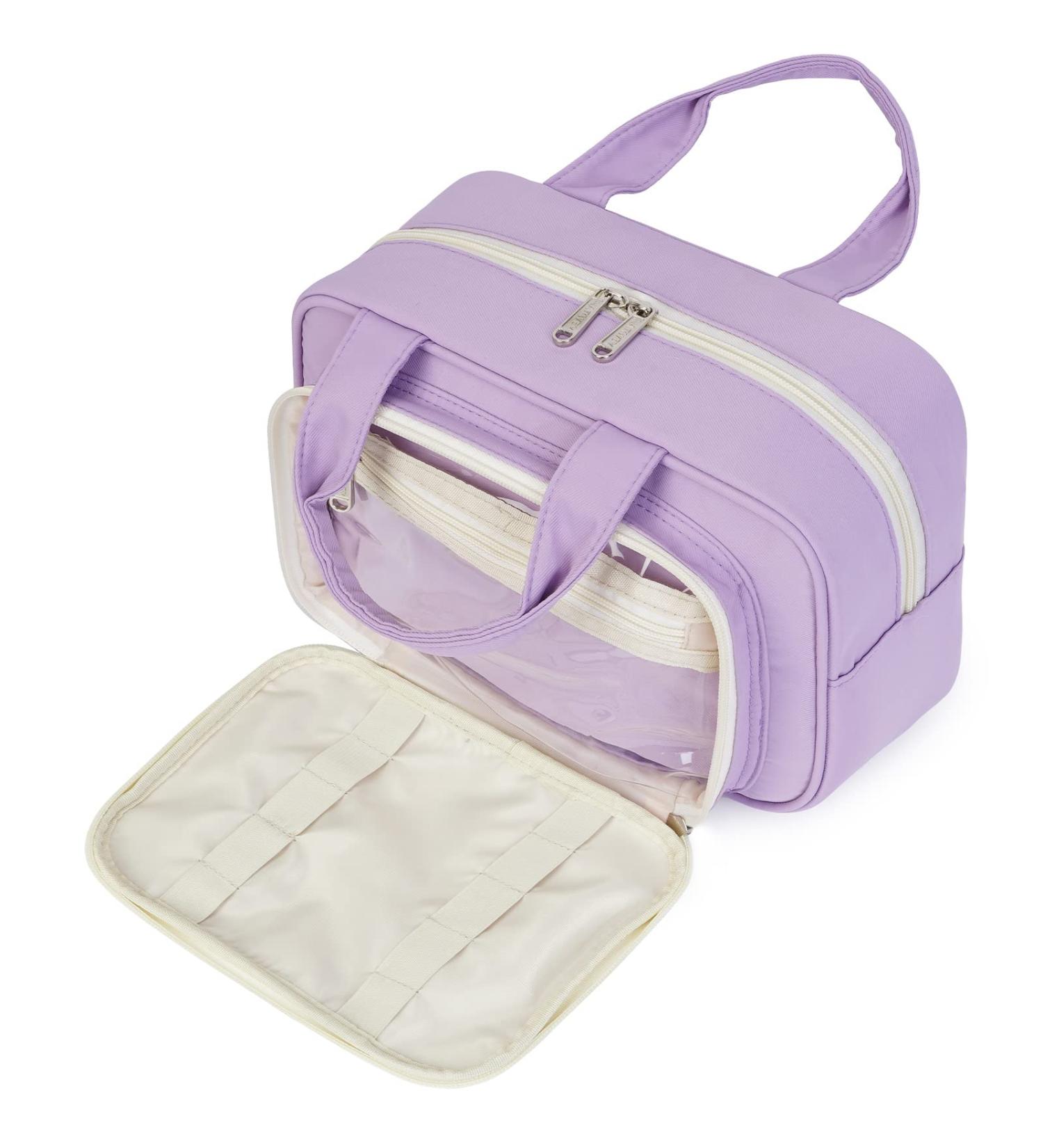 Large Purple Travel Toiletry Bag - Women's Makeup Organizer - Buy Online on SooperMarket.com