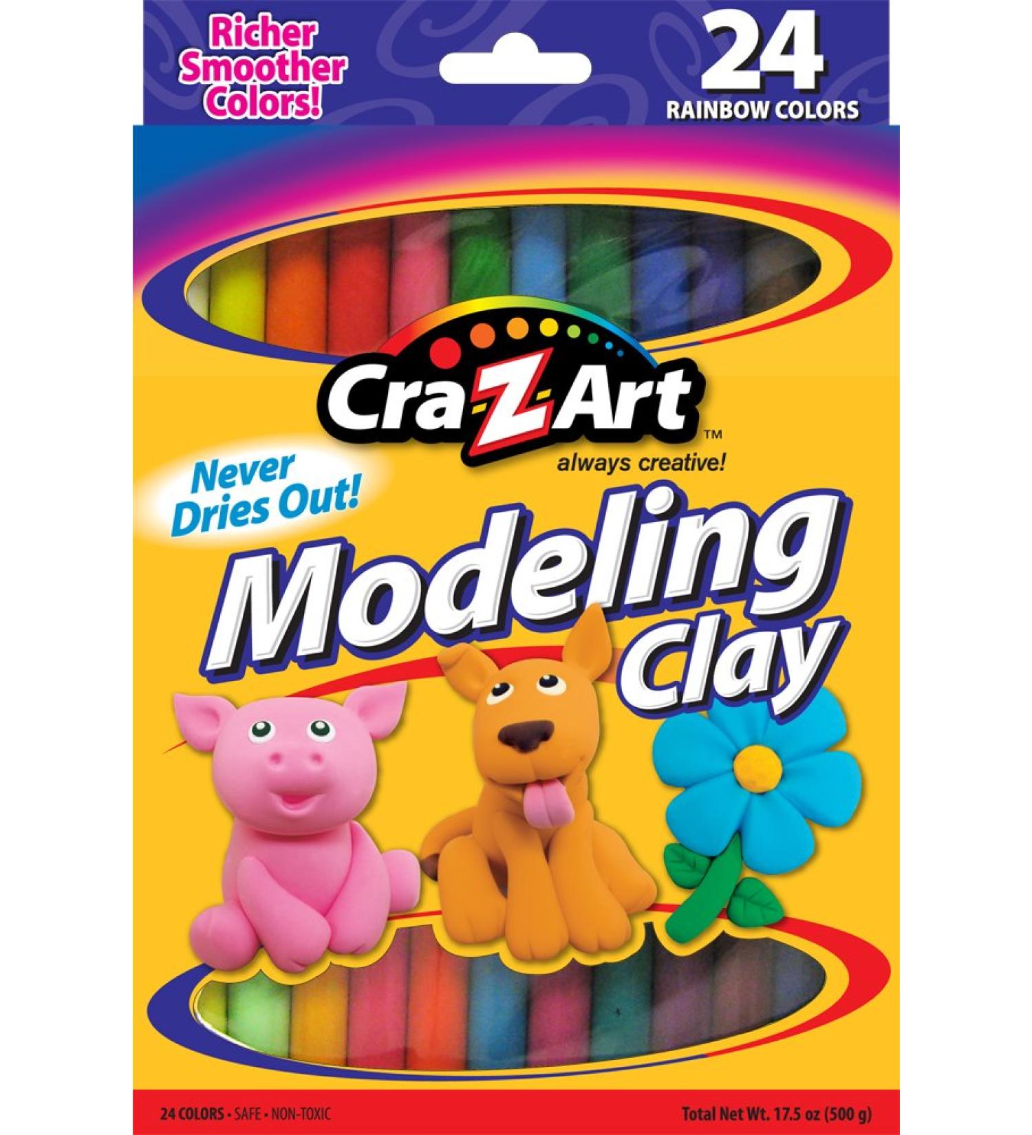 Cra-Z-Art Modeling Clay 17.5 oz 24 Count (10901)
