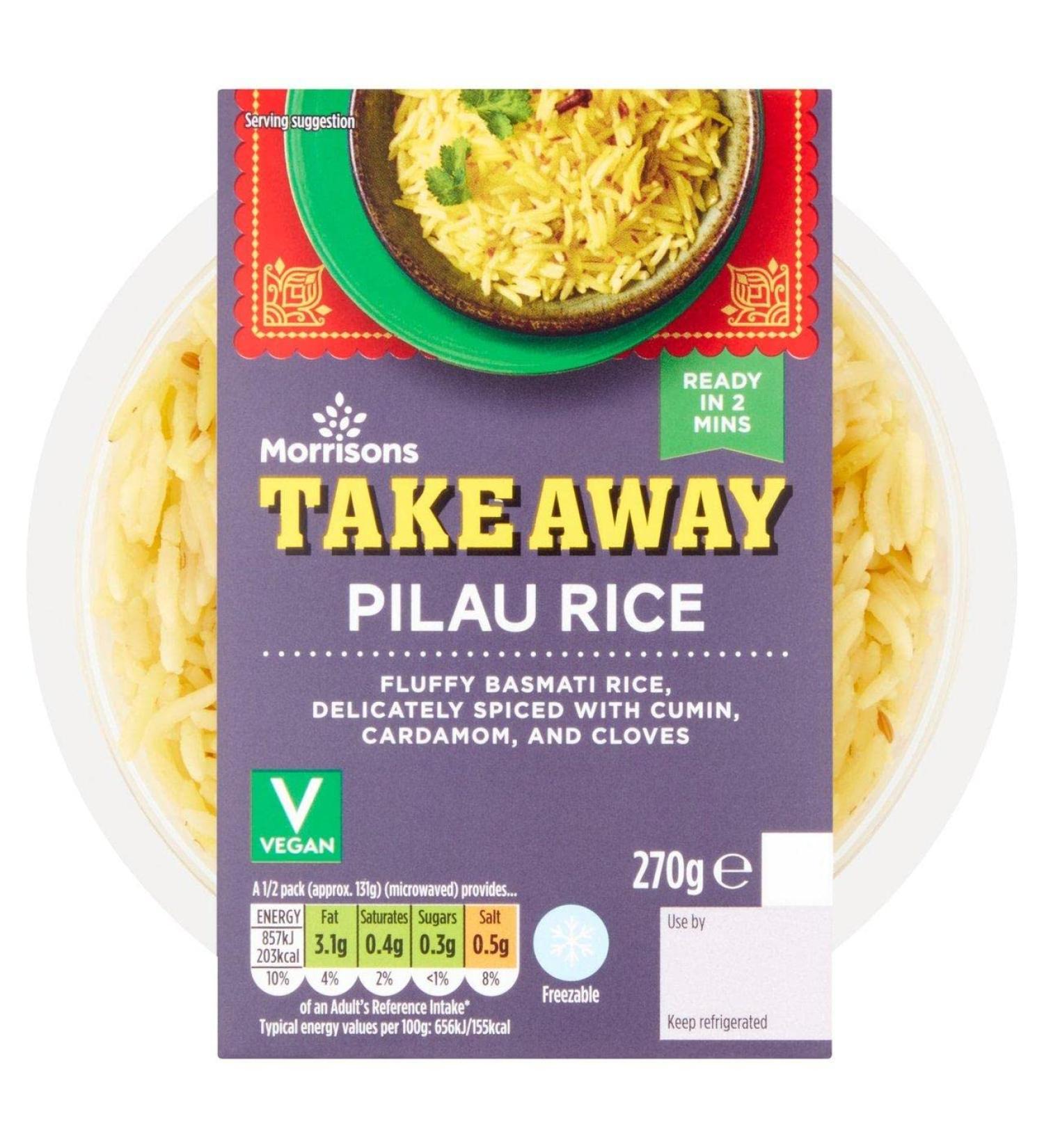 Morrisons Takeaway Pilau Rice 270g