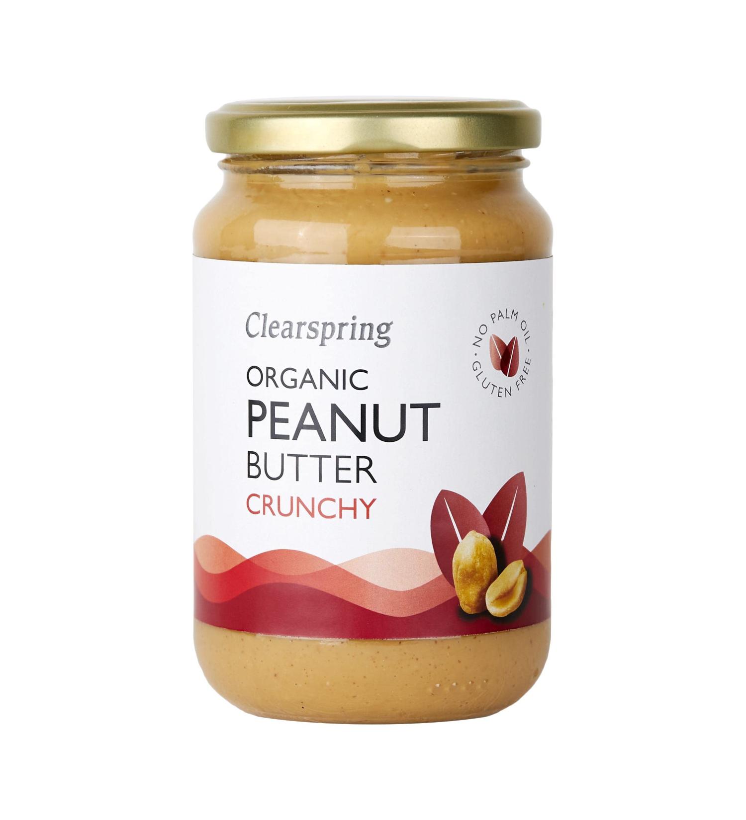Clearspring Organic Peanut Butter Crunchy 350g (Pack of 6) - Buy Online on SooperMarket.com