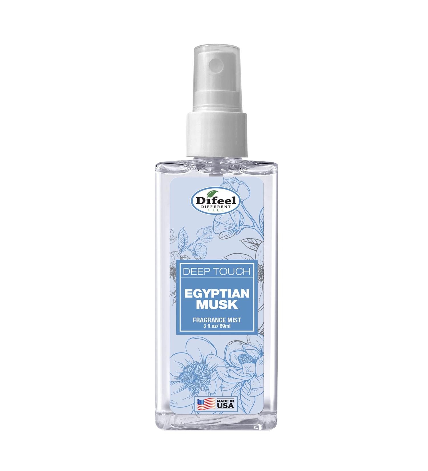 Difeel Deep Touch Body Mist Spray - Egyptian Musk 3 Ounces - Buy Online on SooperMarket.com