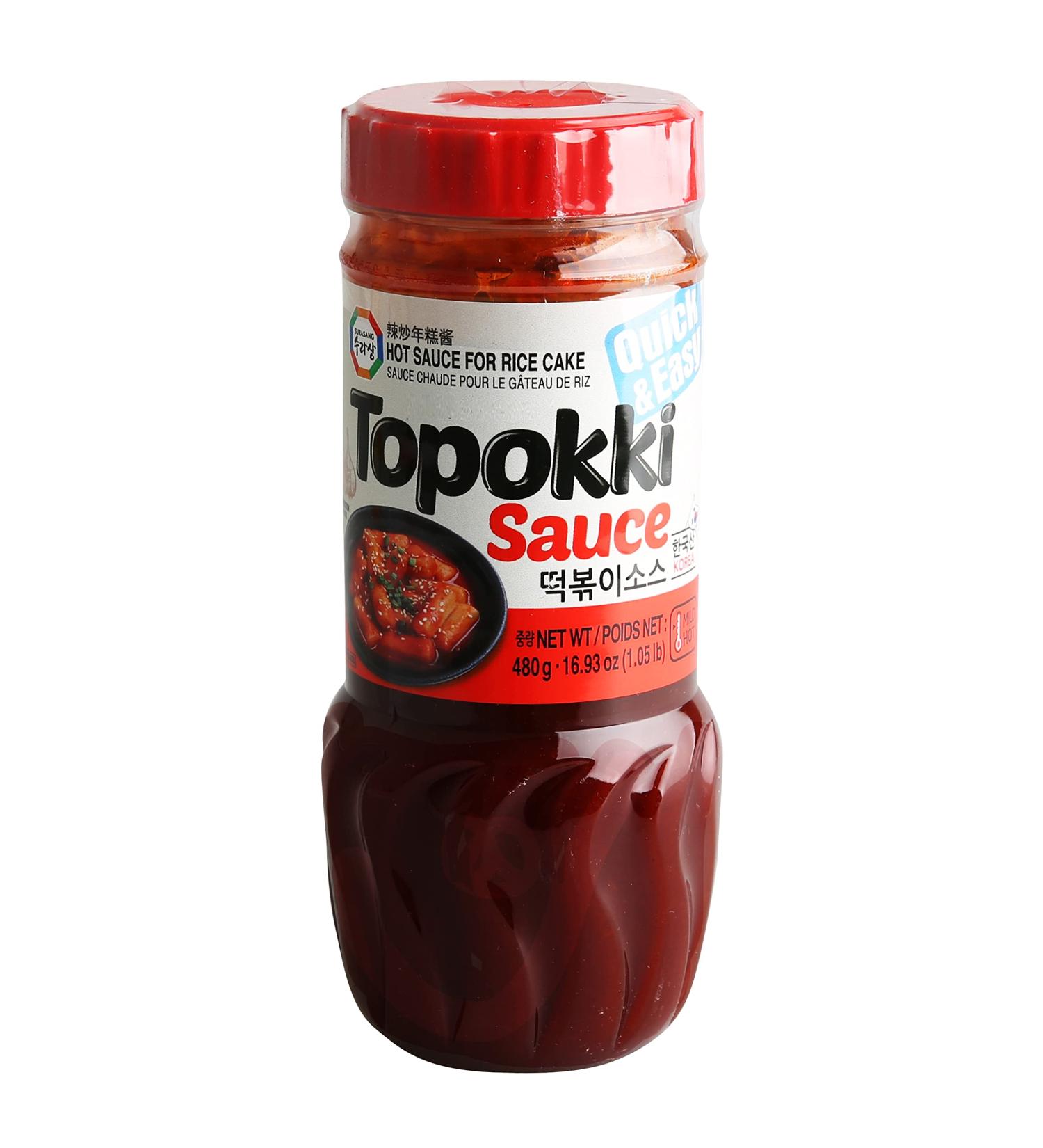 Surasang Tteokbokki Sauce - Mild Spicy Korean Rice Cake Stir Fry - 16.93oz - Buy Online on SooperMarket.com