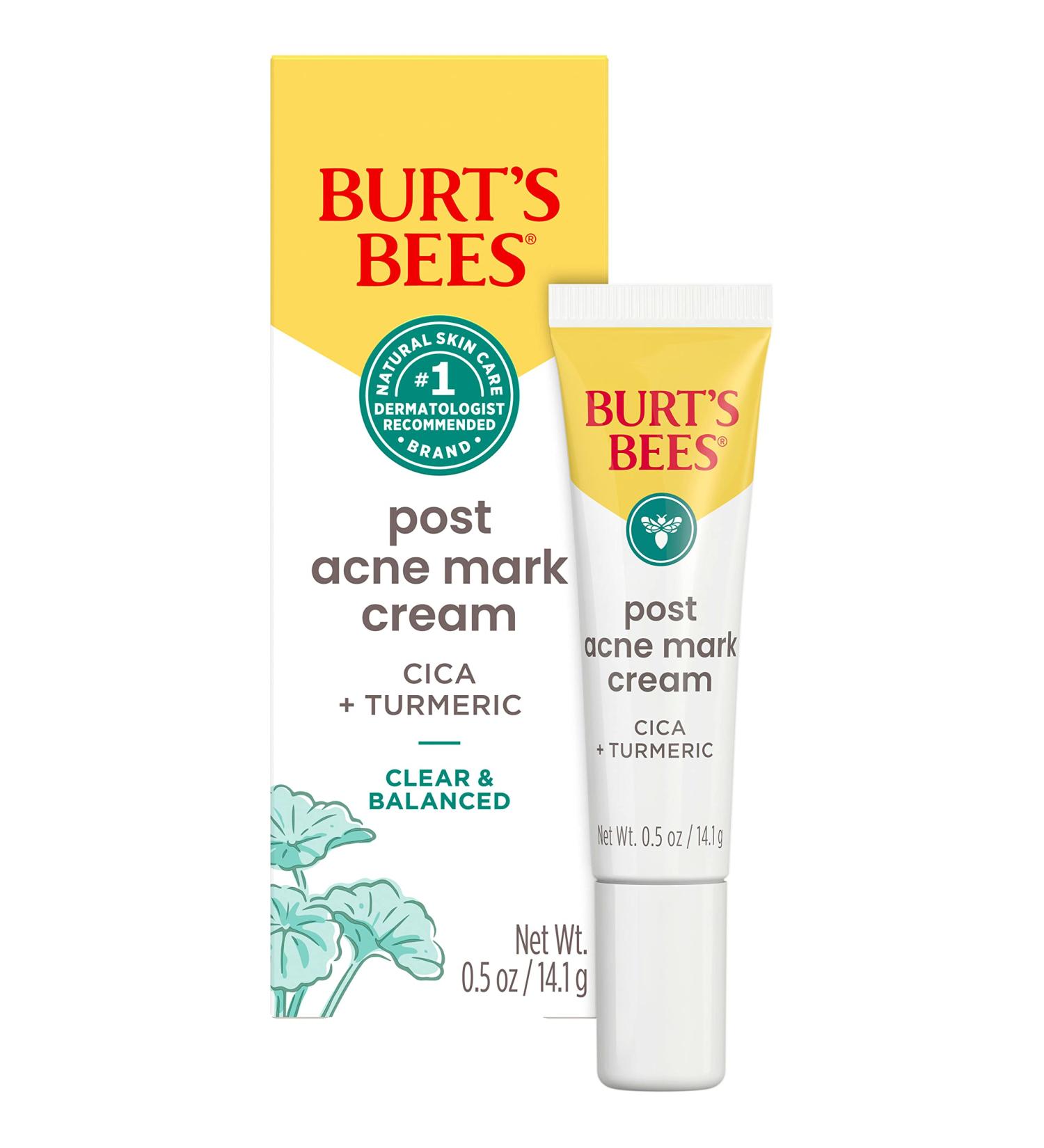 Burt's Bees Post Acne Mark Cream with Turmeric 0.5 Oz - Gentle Dark Spot Correcting for All Skin Types - Buy Online on SooperMarket.com