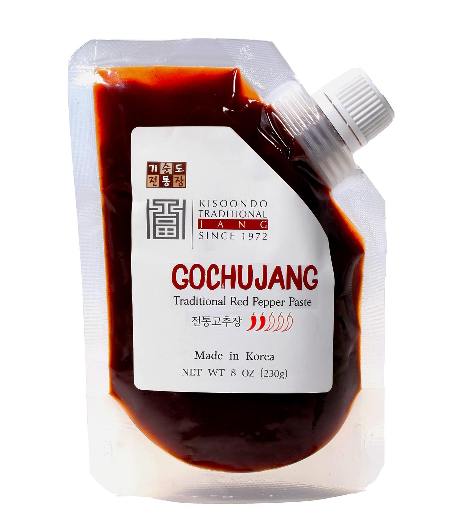 Kisoondo Gochujang (8oz) - Authentic Korean Red Chili Paste | Organic Spices | Hot Spicy Sauce - 8oz - Buy Online on SooperMarket.com