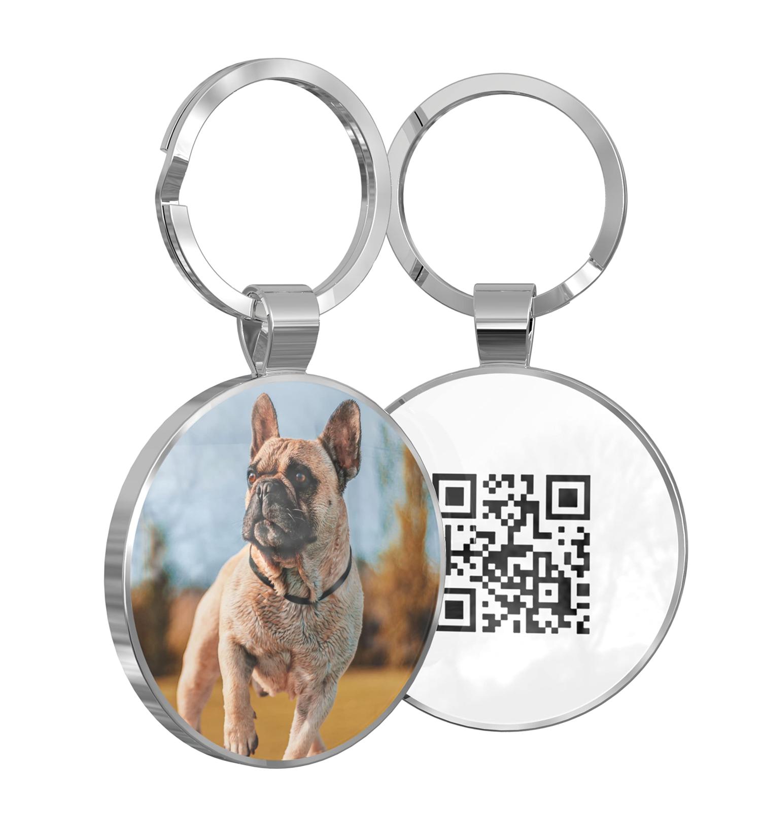 DISONTAG Personalized QR Code Dog ID - Customizable Online Profile | Secure Pet Privacy Control - Buy Online on SooperMarket.com
