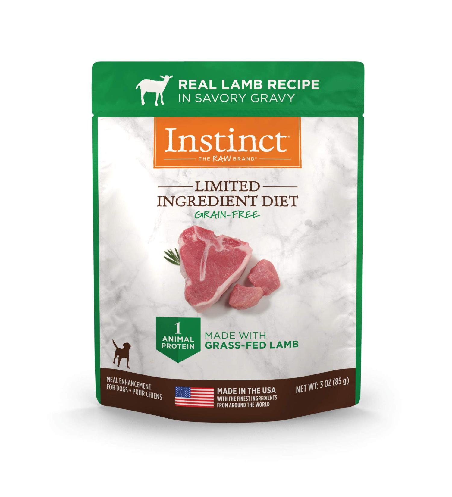 Instinct Limited Ingredient Lamb Dog Food Topper - Grain-Free Wet Food (Pack of 24) - Buy Online on SooperMarket.com