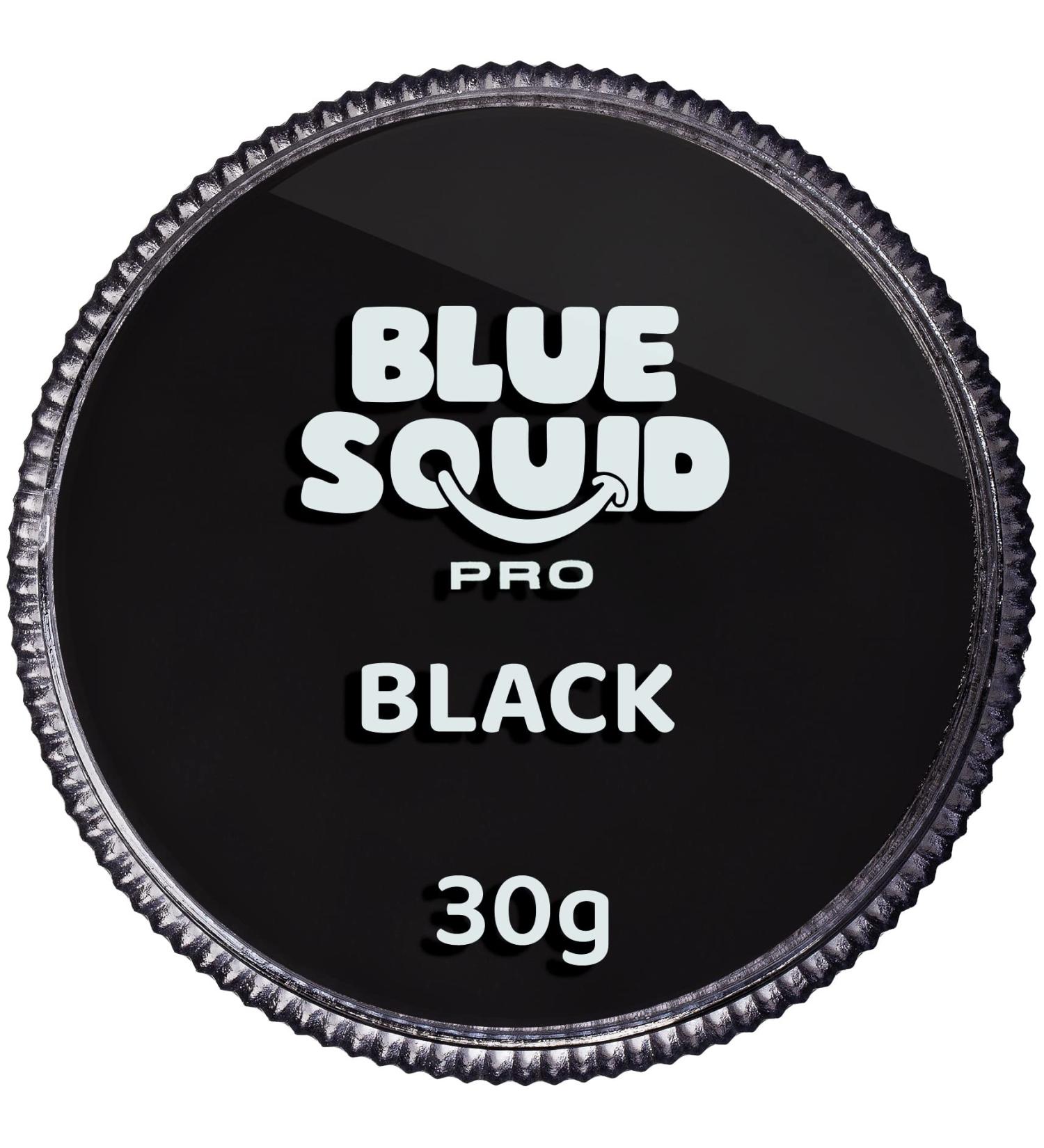 Blue Squid PRO Face Paint - Classic Black 30gm | Water Activated Face & Body Paint for Adults & Kids - Halloween Makeup Kit | Non-Toxic & Easy to Apply - Buy Online on SooperMarket.com