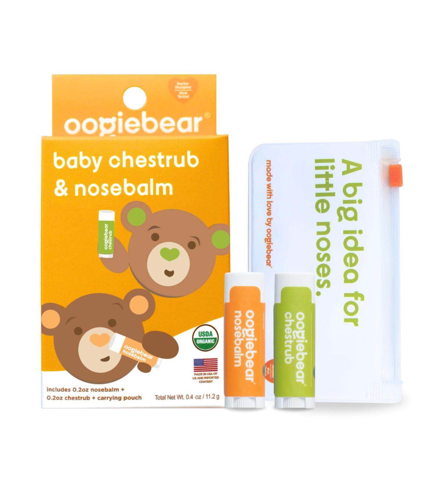 OoogieBear Organic Body Balm - Relief for Dry Itchy Skin & Congestion - Safe for Infants - Travel Size with Pouch - Doctor Made - Buy Online on SooperMarket.com