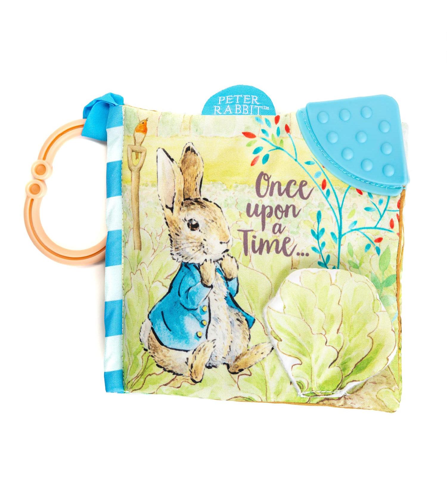 Peter Rabbit Soft Book with Toy Teether and Crinkle - 5 Inches by KIDS PREFERRED - Buy Online on SooperMarket.com