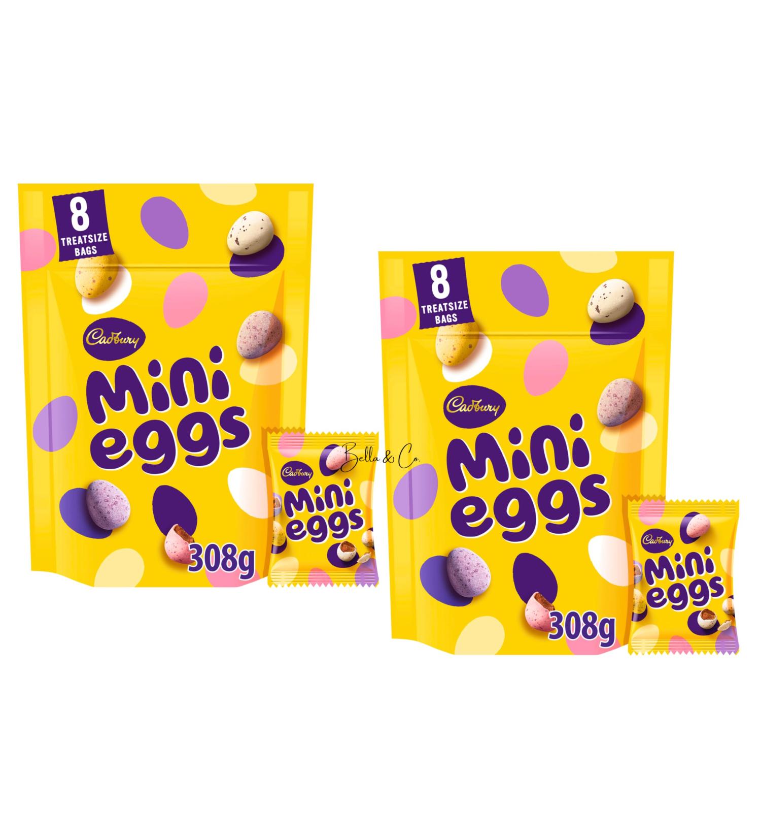 2x Easter Chocolate Mini Eggs Happy Easter Celebration 2023 | Mini Chocolate Easter Eggs Bundle Gifts for Women Men Kids | Bundle Pack Deals | Thank You Chocolate Gifts | Family Pack | 308g - Buy Online on SooperMarket.com