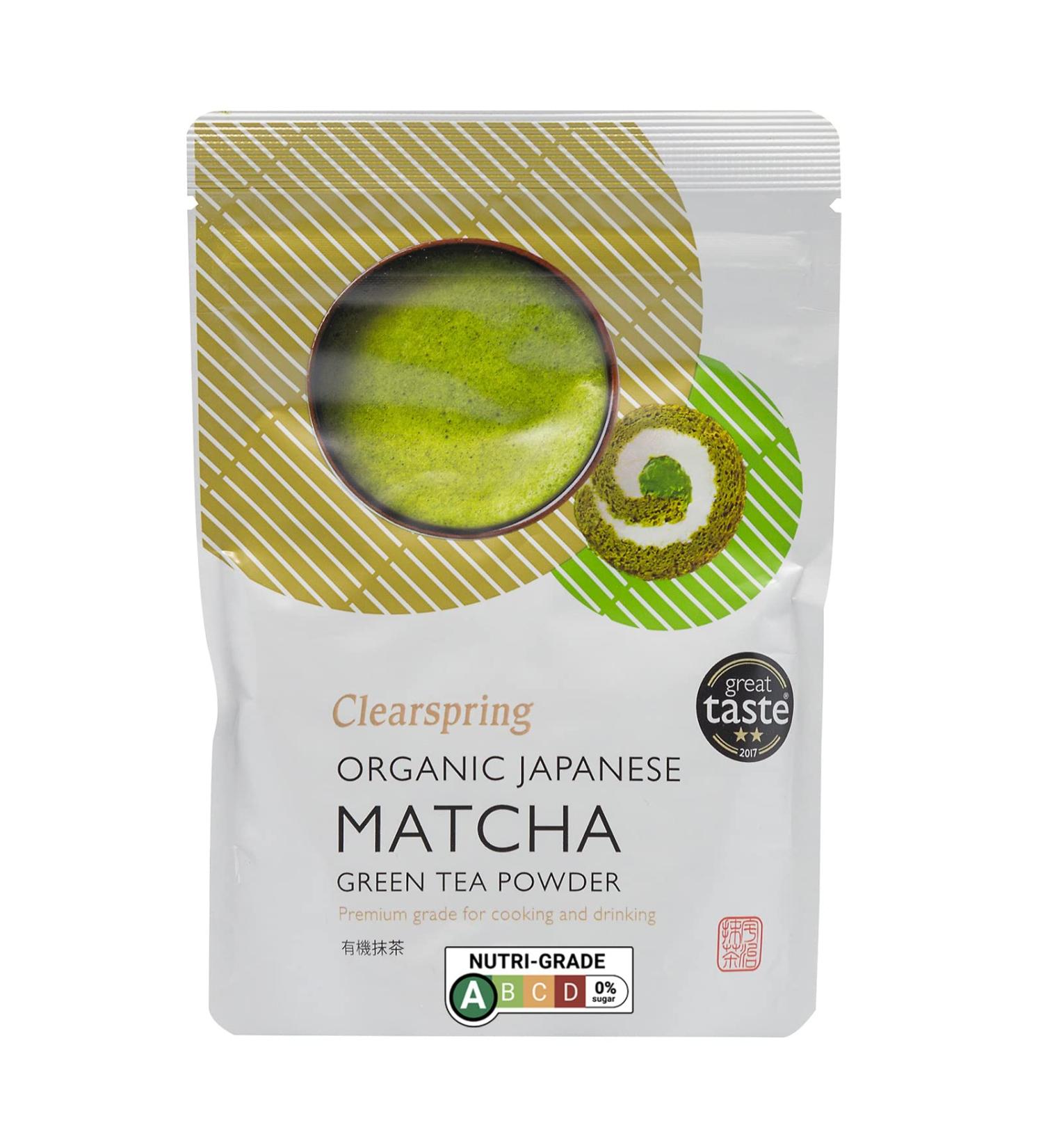 Clearspring Organic Japanese Matcha Green Tea Powder Premium Grade 40g - Pack of 1 - Buy Online on SooperMarket.com
