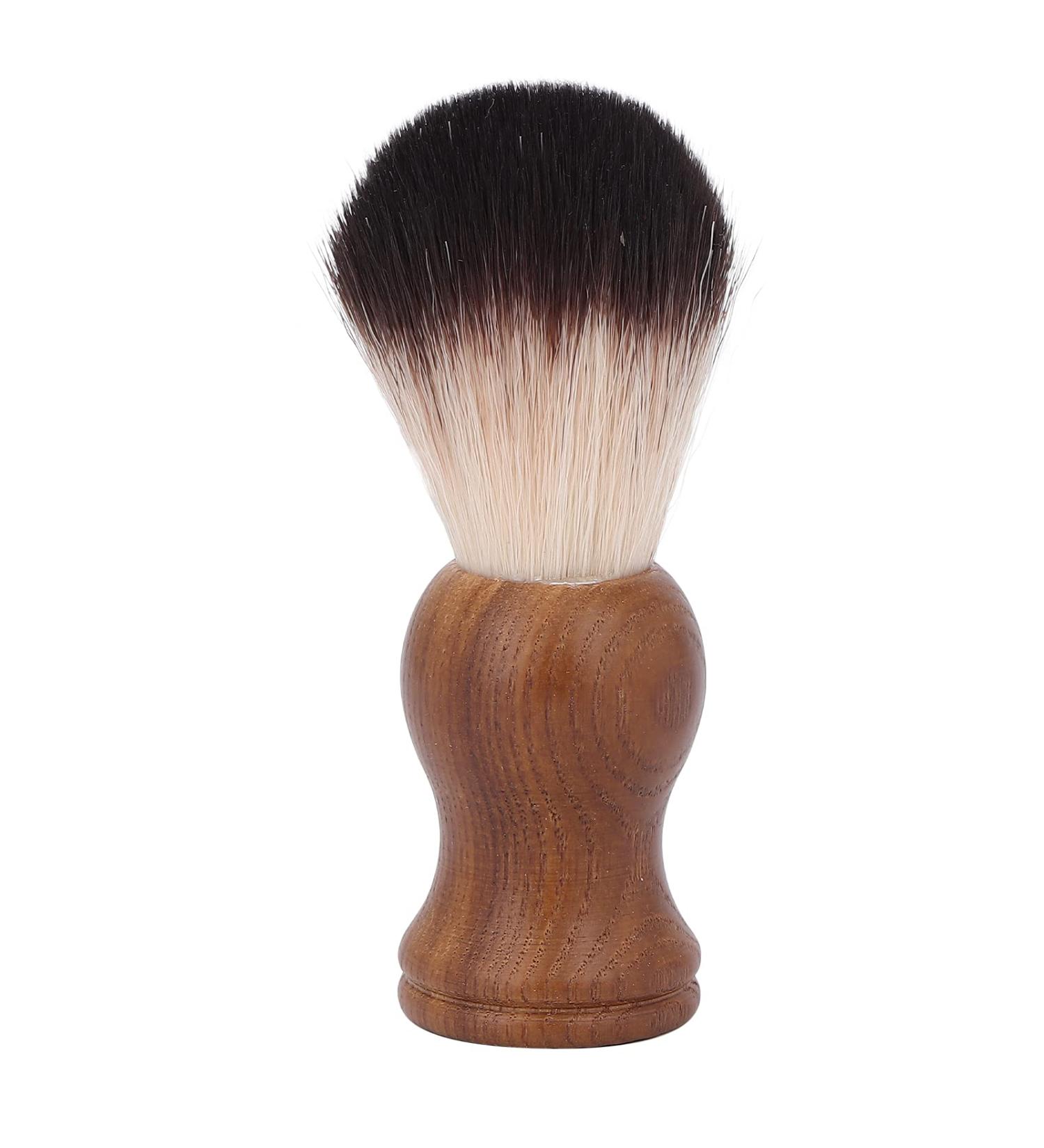 Professional Shaving Brush with Wooden Handle - Perfect for Home Hair Salons & Men s Grooming - Buy Online on SooperMarket.com