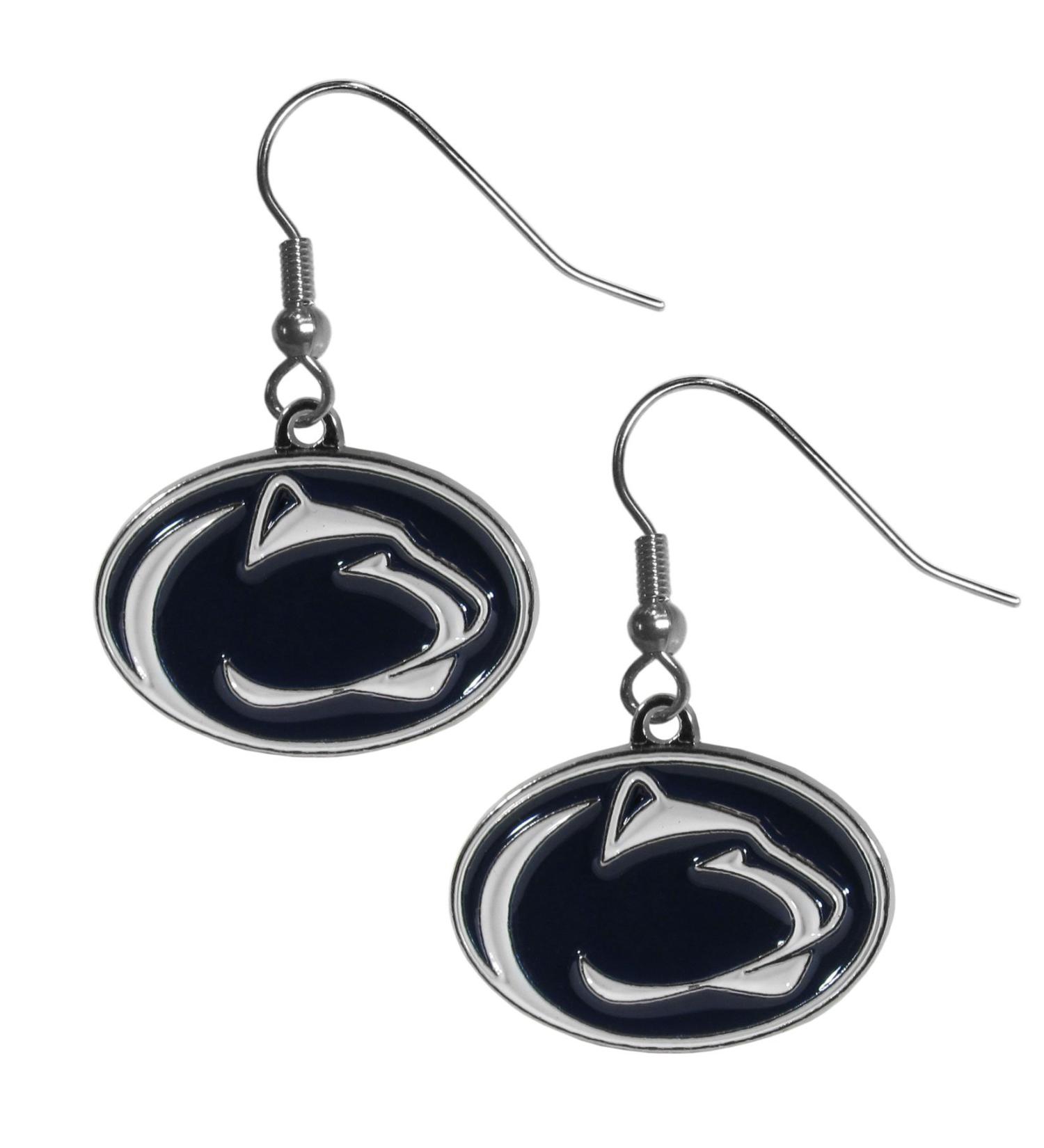 Siskiyou Sports NCAA Chrome Dangle Earrings Penn State Nittany Lions