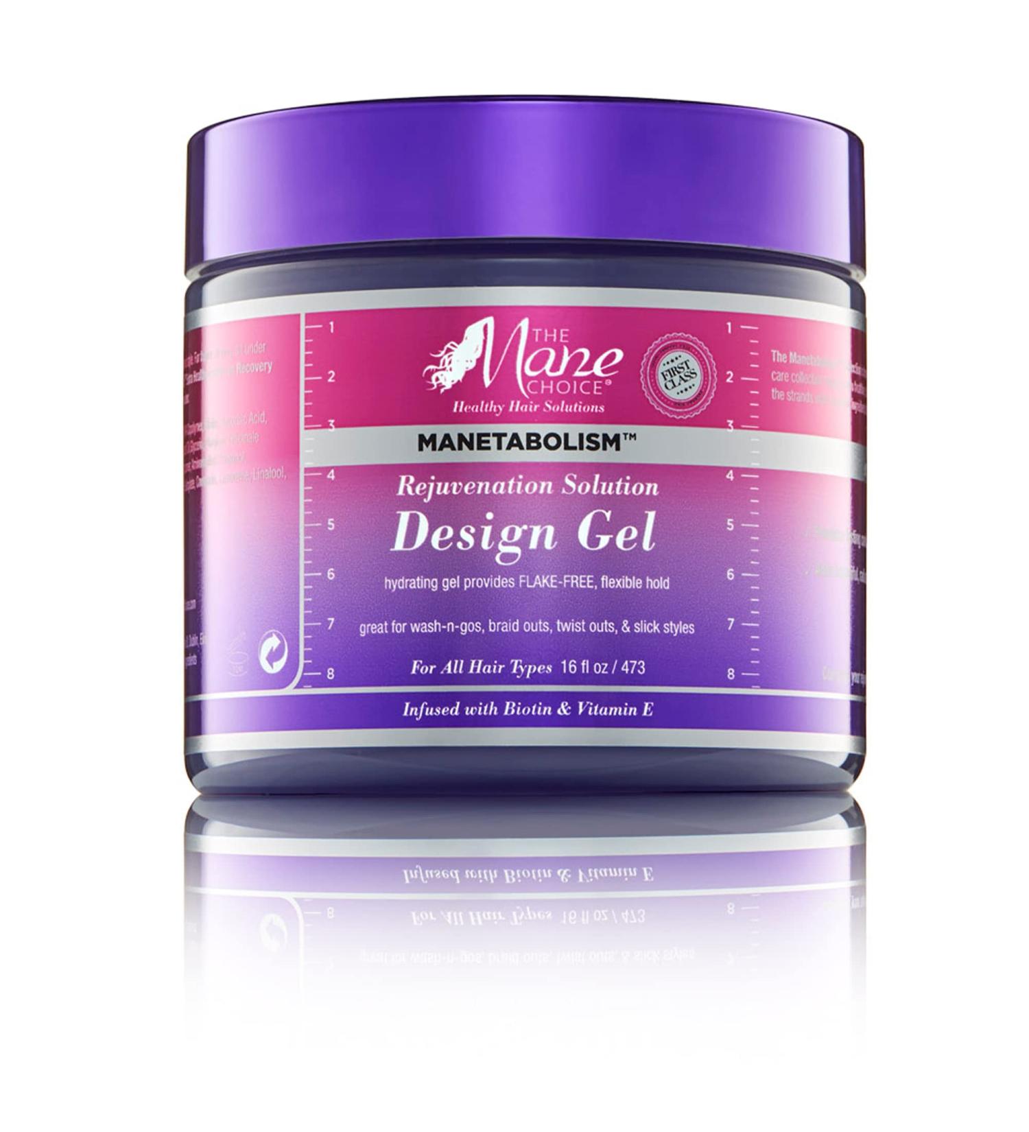 The Mane Choice Manetabolism Hair Gel - Flexible Hold Reduces Frizz & Breakage 16 Oz | Best for Twists & Braids - Buy Online on SooperMarket.com