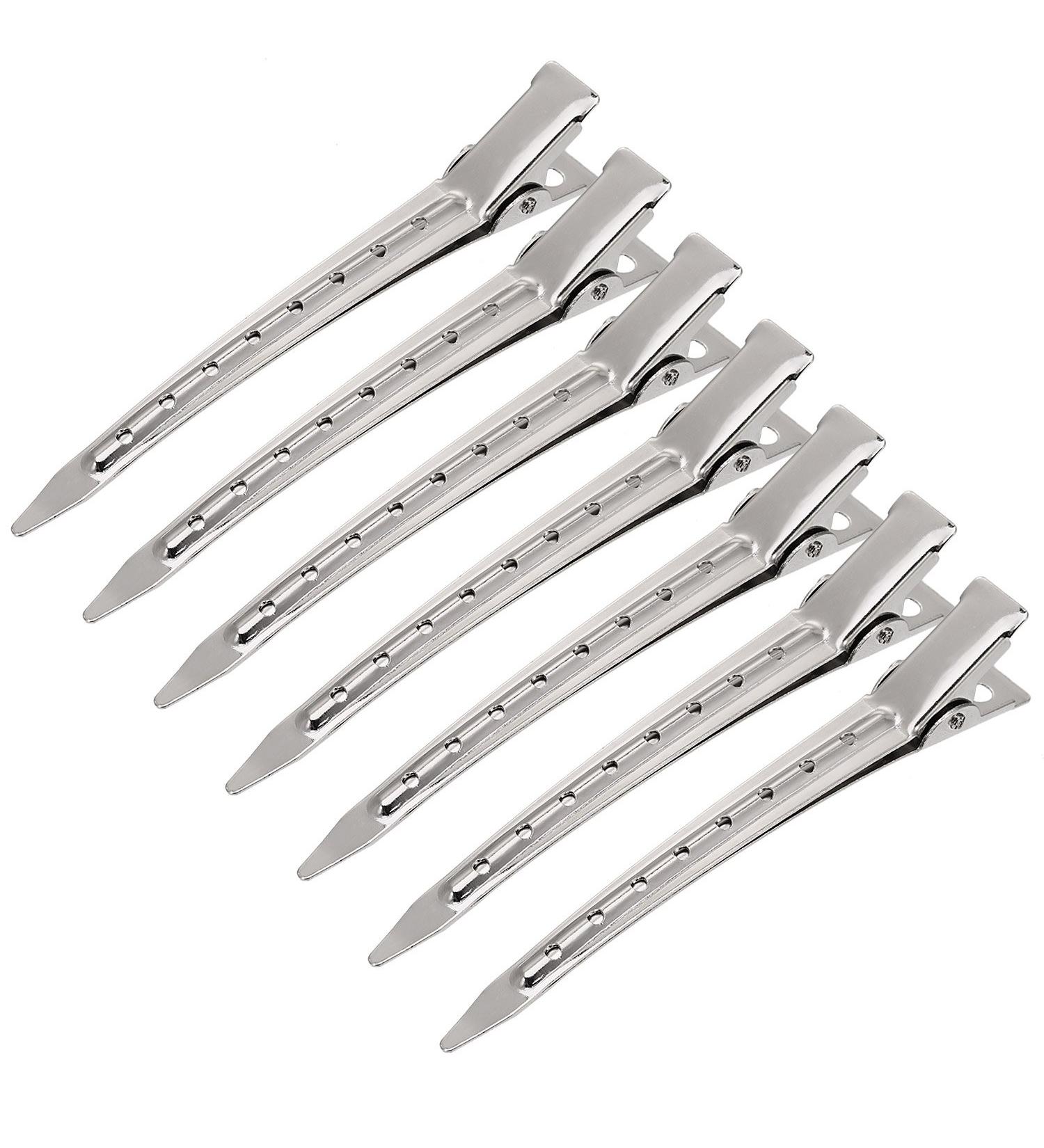 Duck Bill Hair Clips 3.5 Inches - 24 Piece Metal Alligator Curl Clips for Women Styling - Buy Online on SooperMarket.com