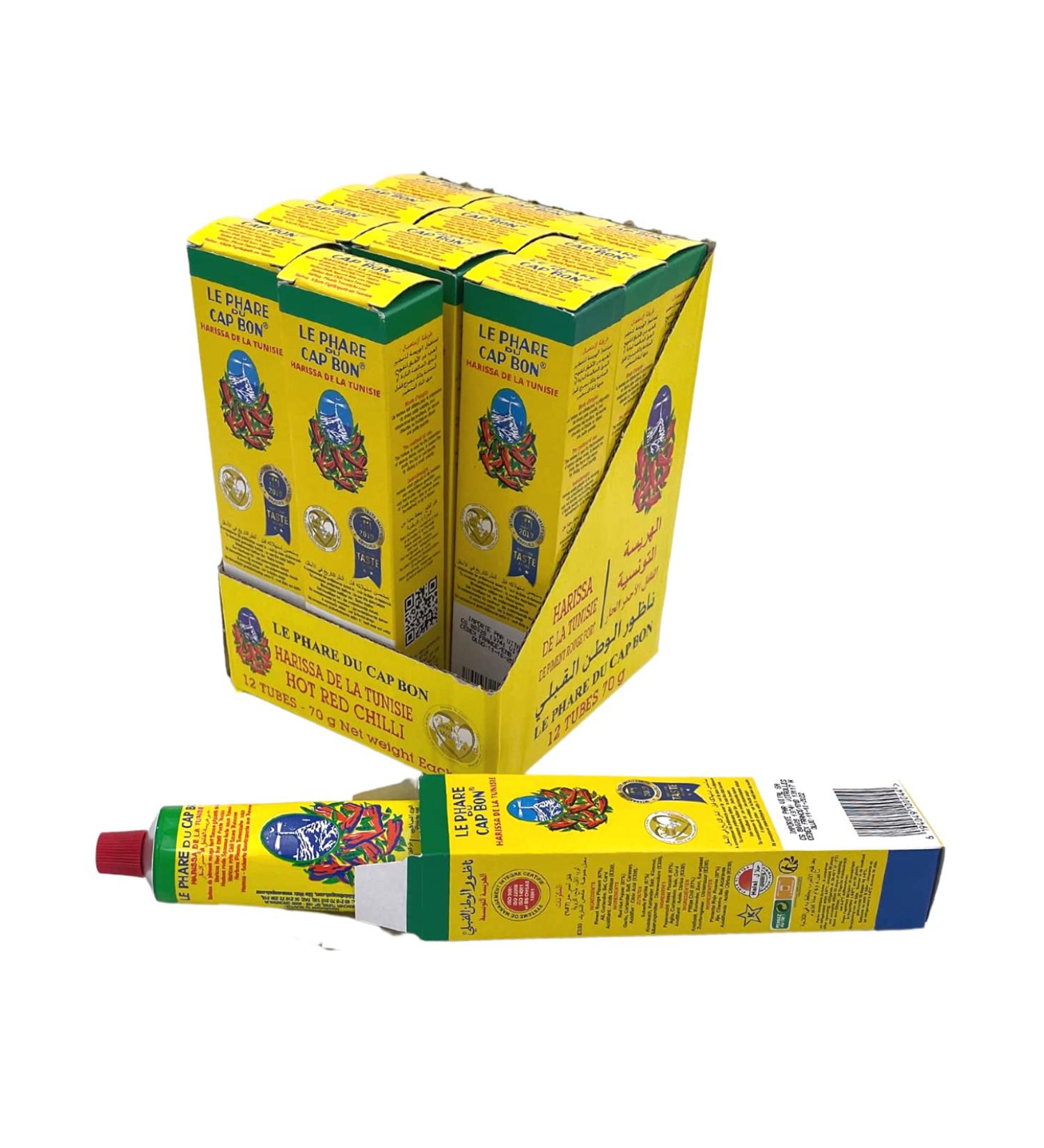 HARISSA 70g TUBE FROM TUNISIA - 12 TUBES
