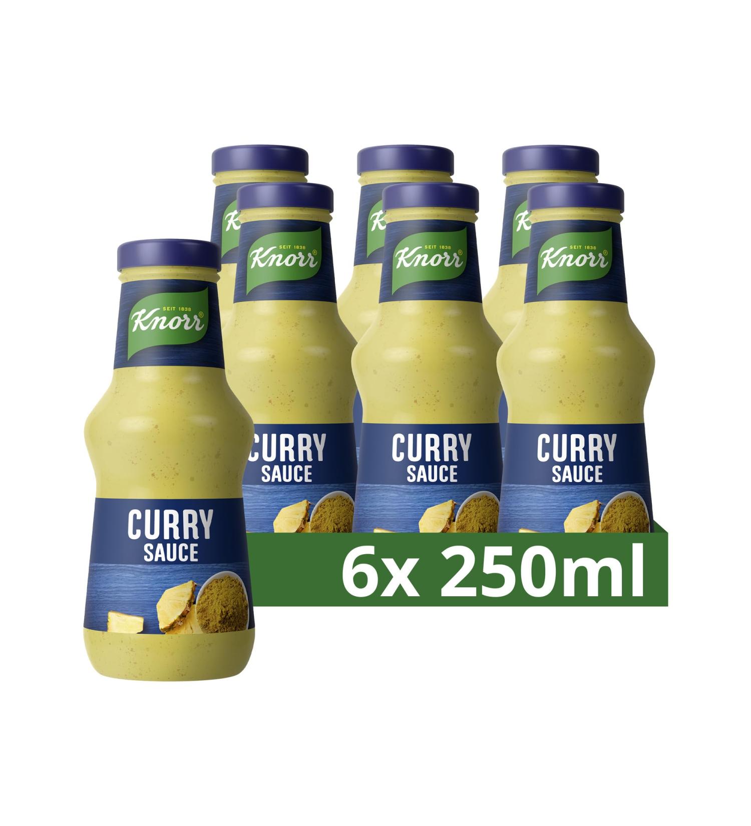 Knorr Curry Sauce - Spicy Barbecue with Pineapple | 6 Pack (6 x 250ml) - Buy Online Internationally - Buy Online on SooperMarket.com