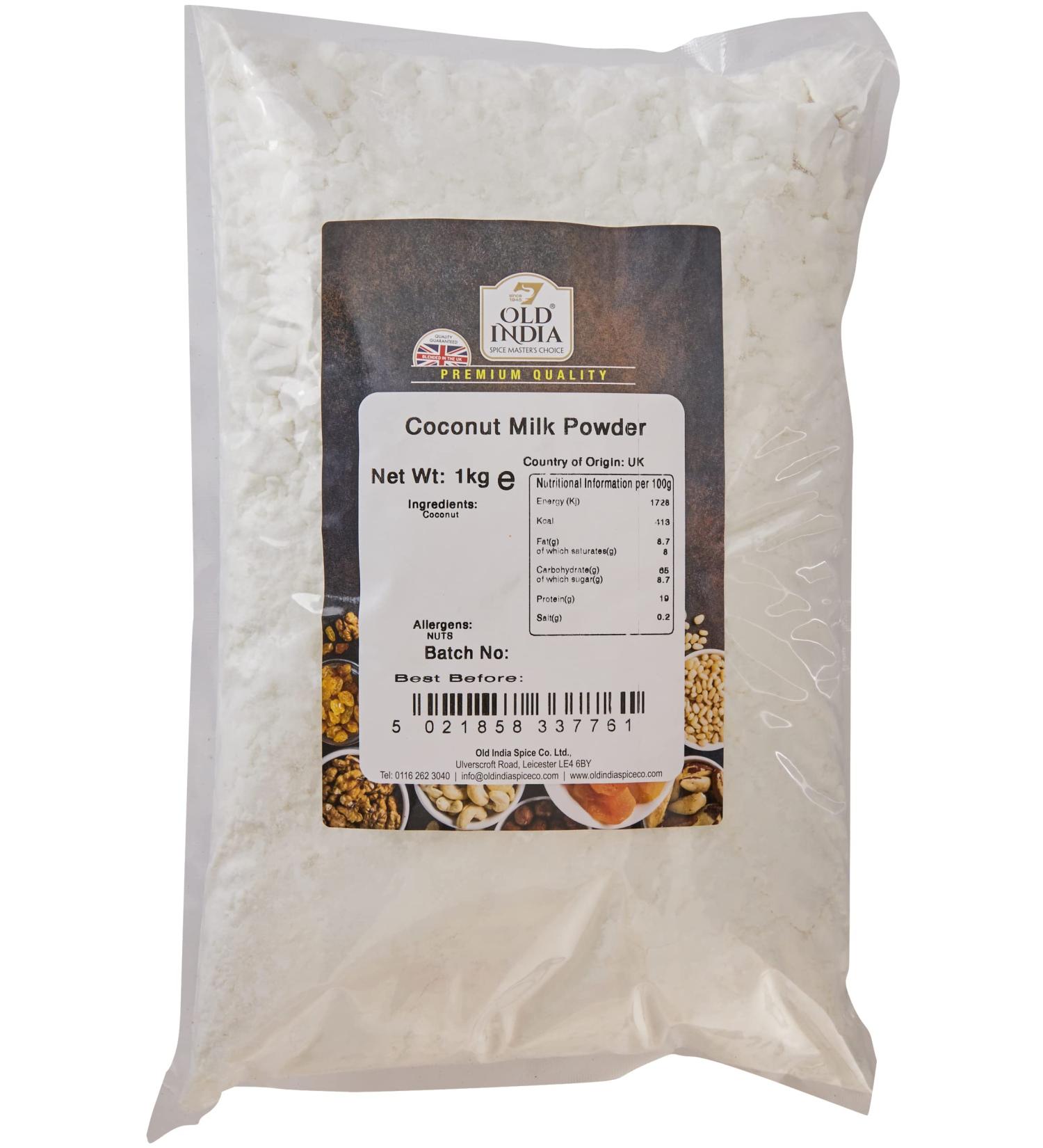 Old India Coconut Milk Powder 1 Kg - Pure Coconut Milk Powder, Pack of 1 - Buy Online on SooperMarket.com