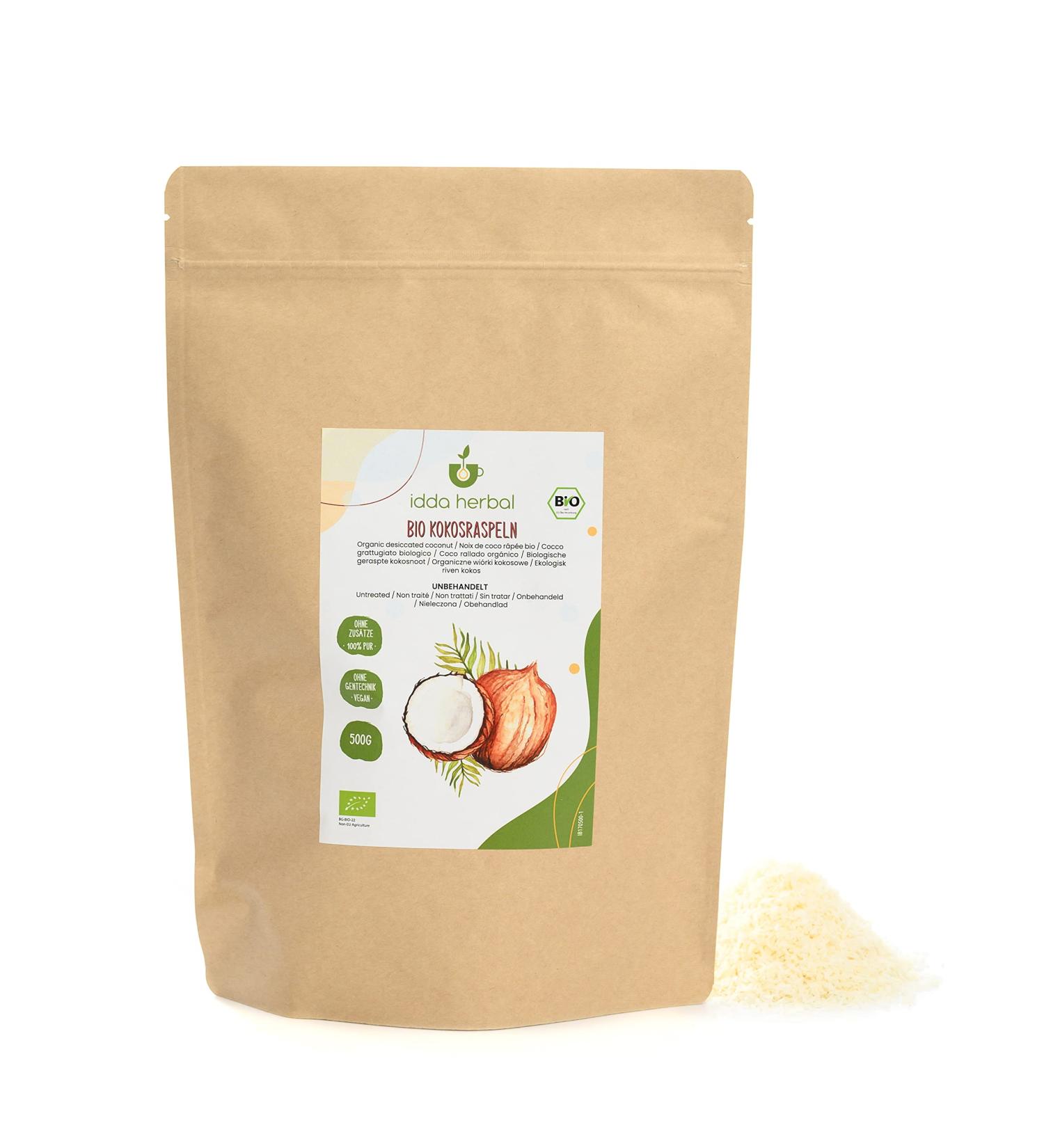 Buy Organic Coconut Ribs (500g) Unsweetened Unroasted Pure Coconut Flakes | 100% Natural & Vegan Snacks Globally Shipping - Buy Online on SooperMarket.com