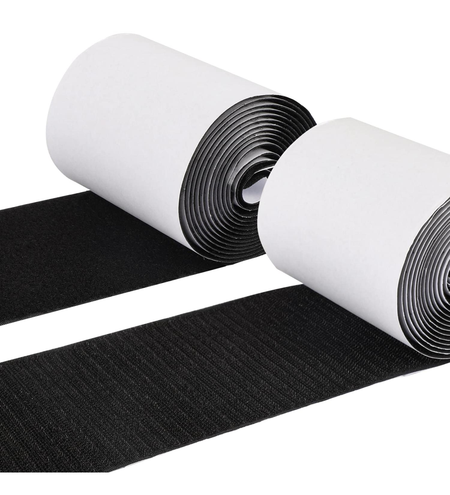 COCOBOO 4 Inch x 9 Feet Hook and Loop Tape  Strips with Adhesive  Nylon Self Adhesive Heavy Duty Strips for Home Office School Car and Crafting Organization - Buy Online on SooperMarket.com
