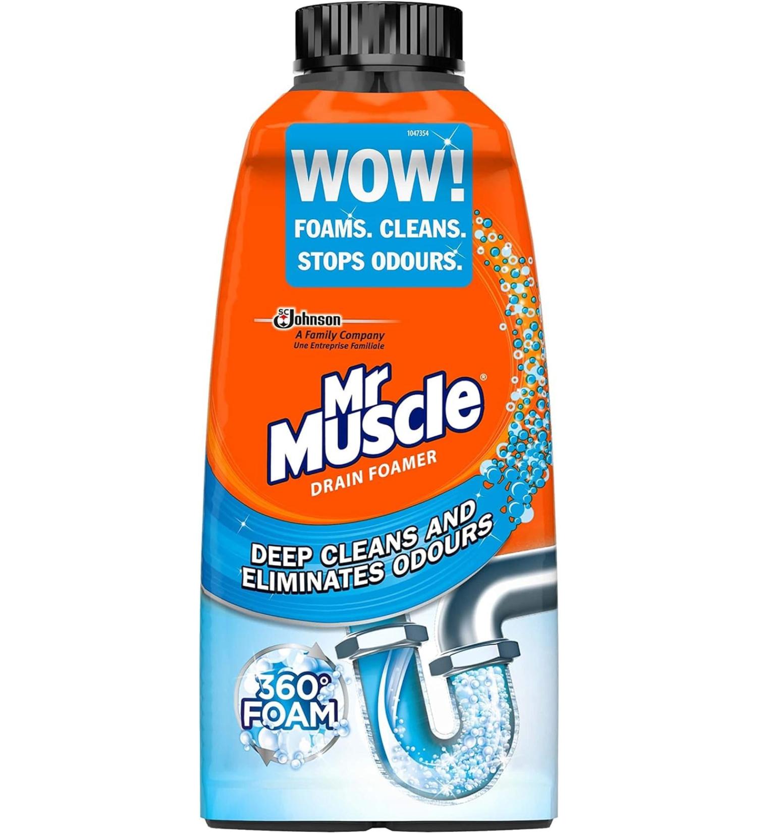 Mr Muscle Drain Foamer 6 x 500ml || Drain & Sink Unblocker