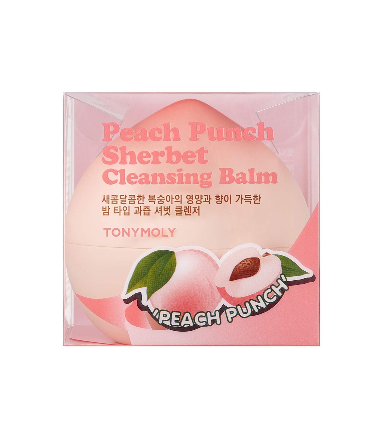 TONYMOLY Peach Punch Sherbet Cleansing Balm 6.1 oz - Gentle Makeup Remover - Buy Online on SooperMarket.com