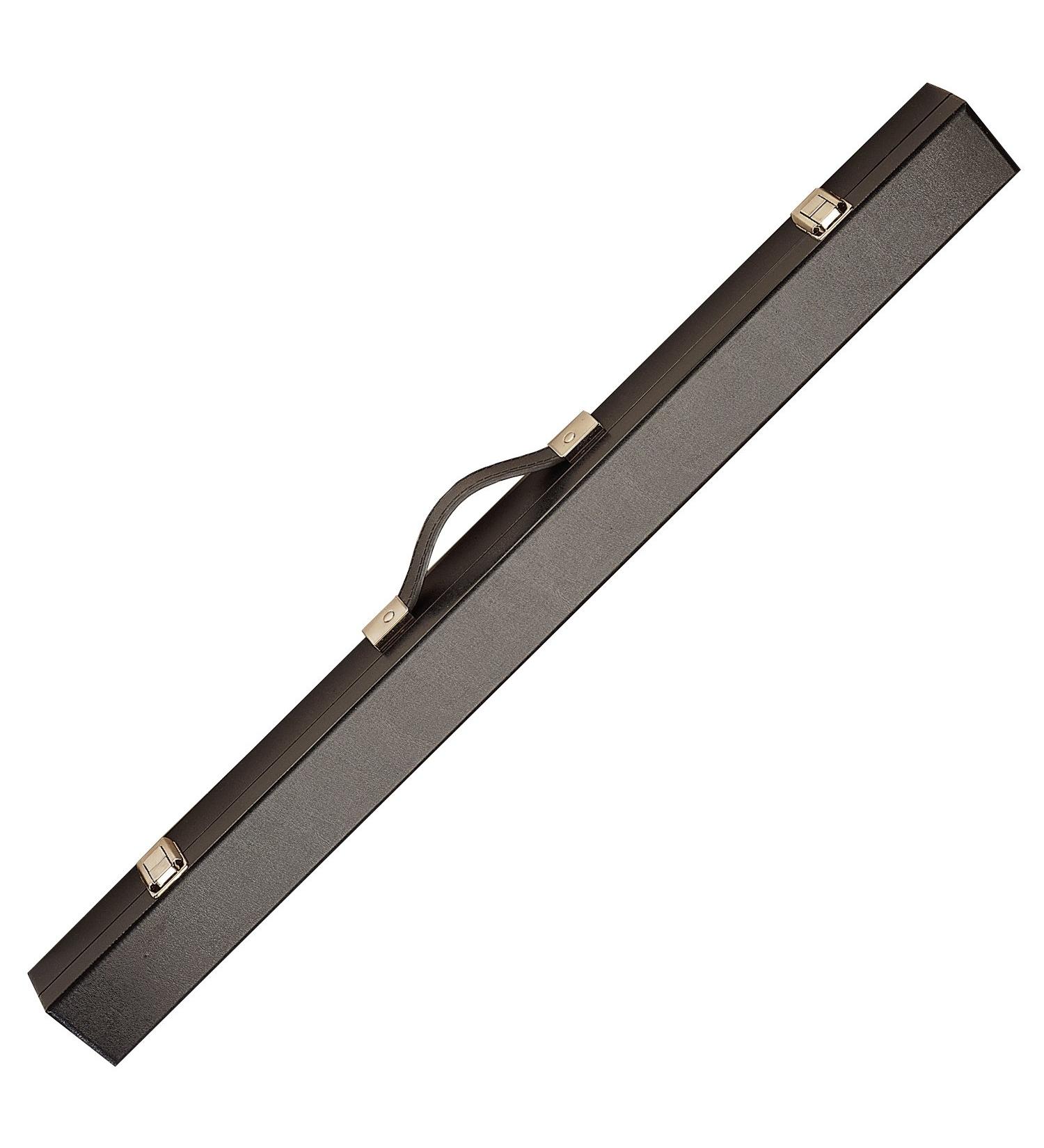 Pro Series C42 Black Vinyl Hard Box Pool Cue Case, Black