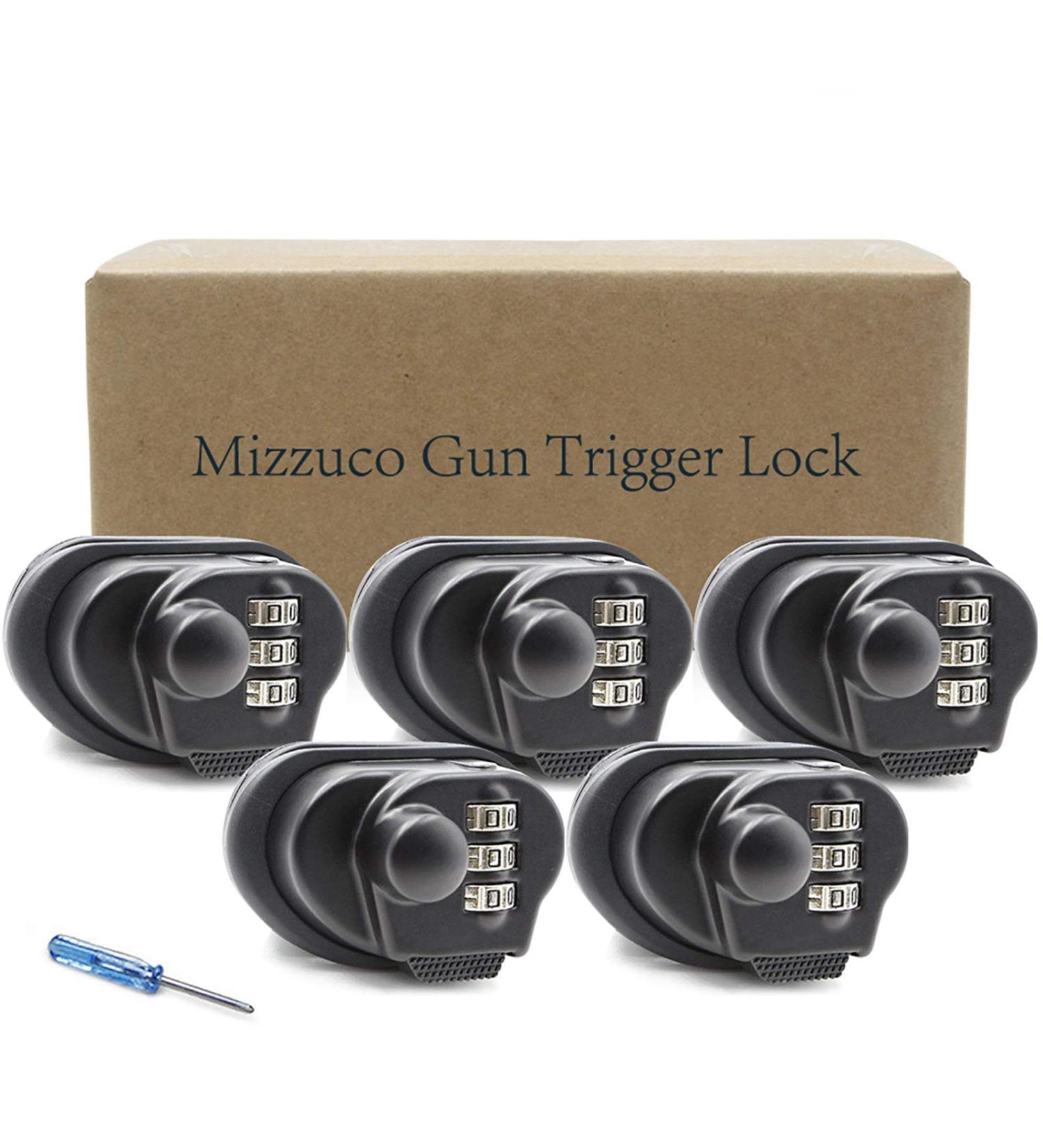 Mizzuco Trigger Lock - 3 Digit Combination Gun Lock in Black - Buy Online on SooperMarket.com