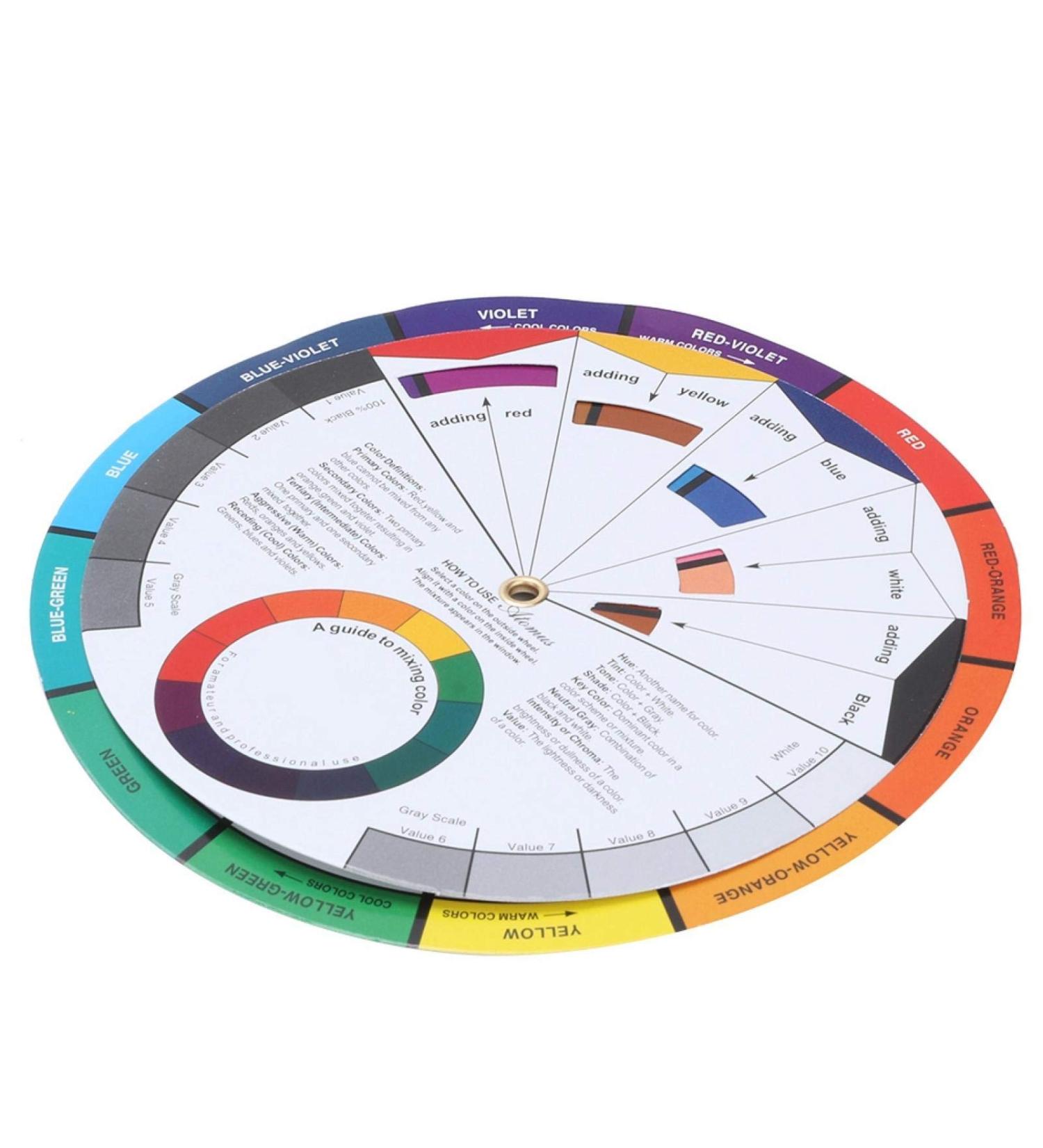 Multi-Color Tattoo Color Wheel Guide for Art Classroom & Business - Buy Online on SooperMarket.com