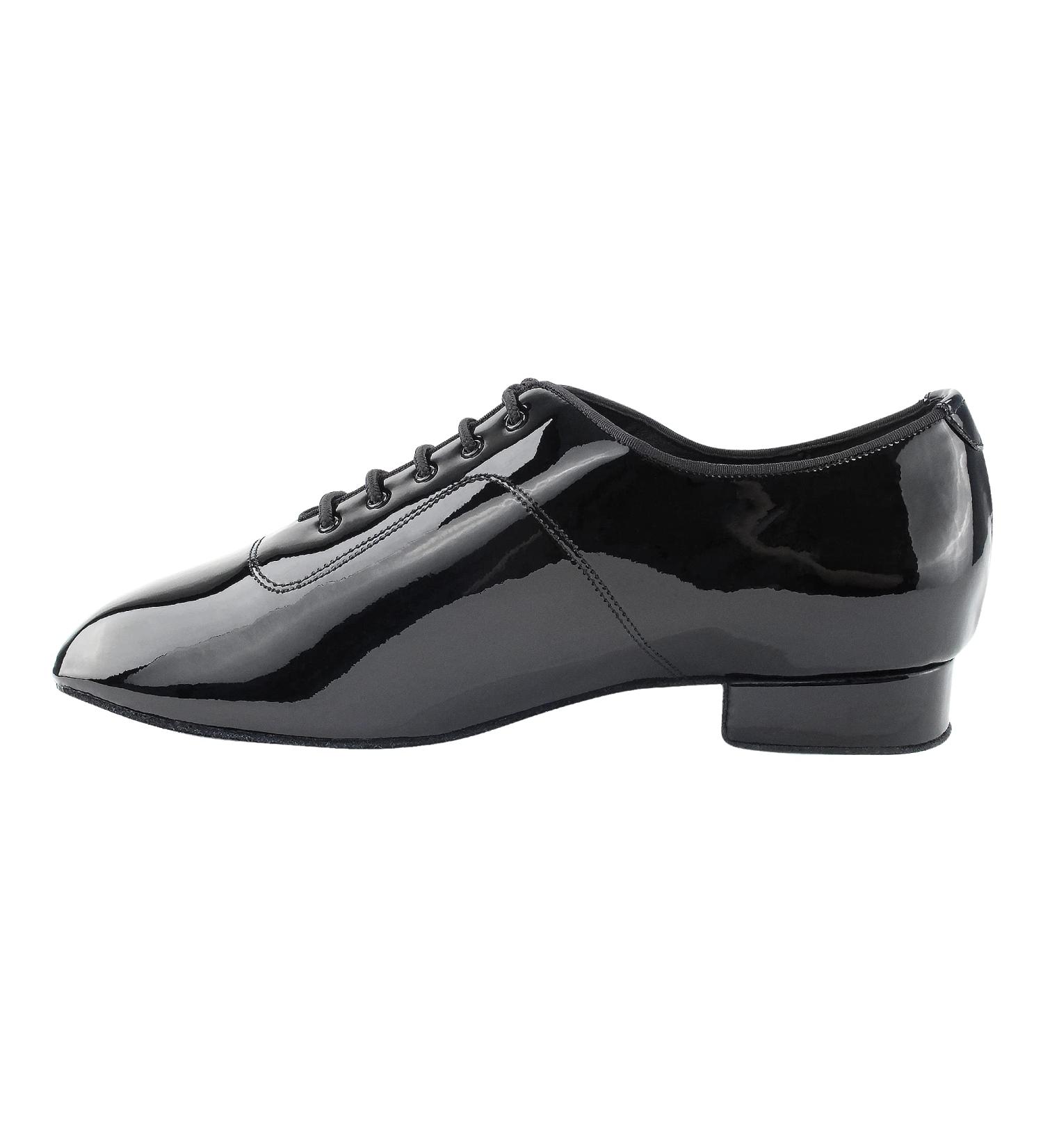 Men's Salsa Latin Tango Ballroom Waltz Dance Shoes - Size 8.5 Standard Black Patent - Buy Online on SooperMarket.com