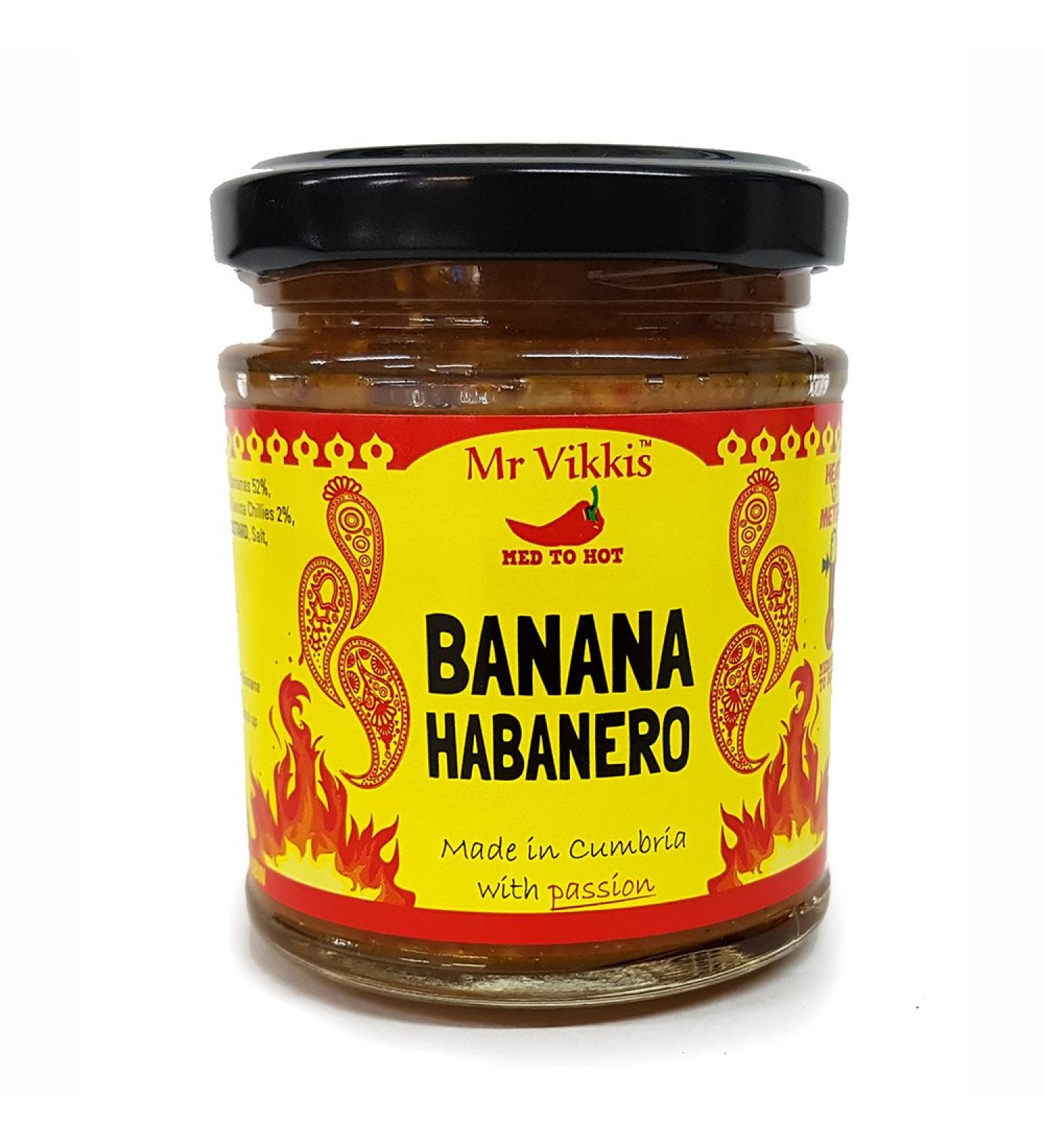 Mr Vikkis Hot Banana Habanero - Chilli Wizards